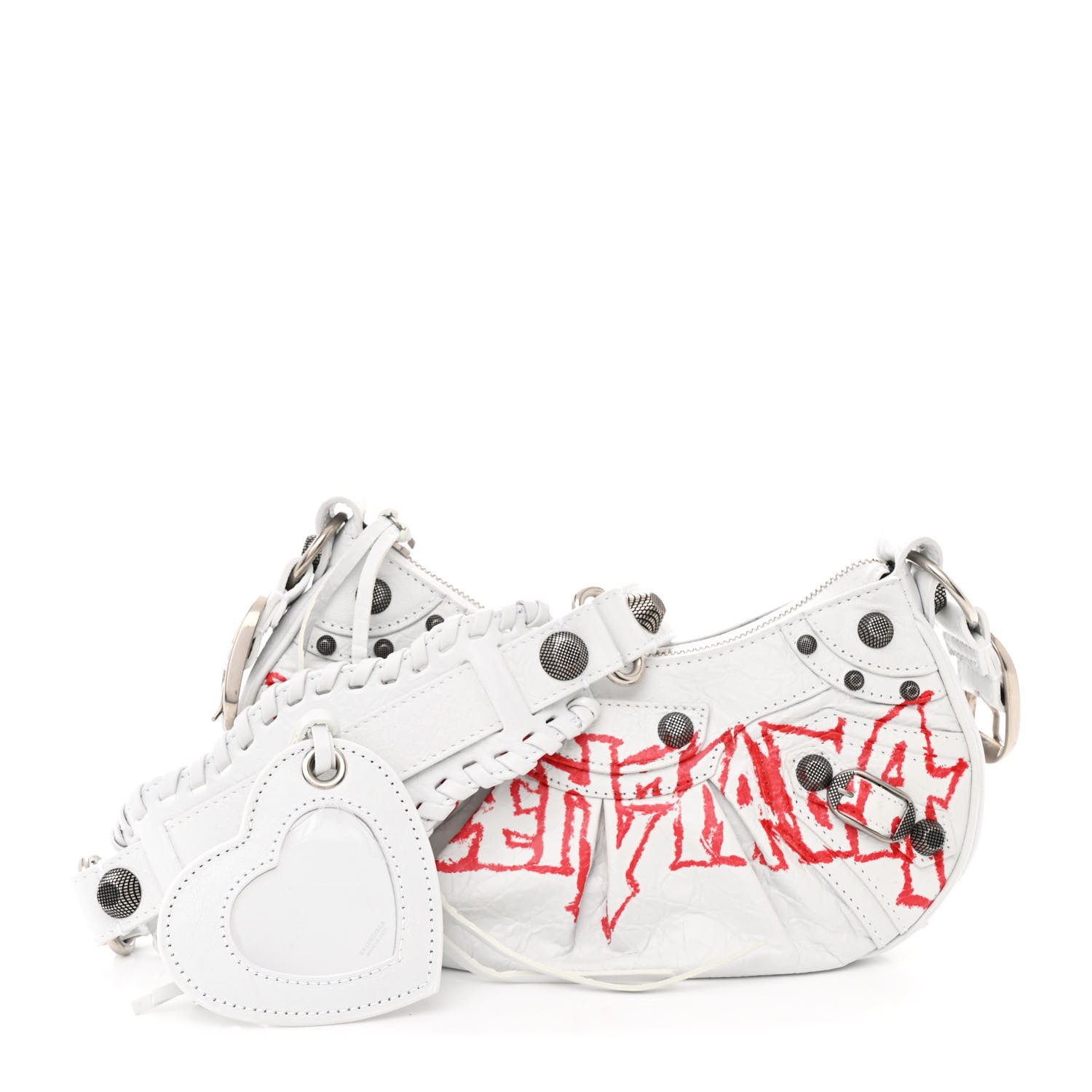 【バレンシアガ】セール！LE CAGOLE グラフィティ ARENA BALENCIAGA Agneau Arena Lunar New Year Graffiti Logo Le