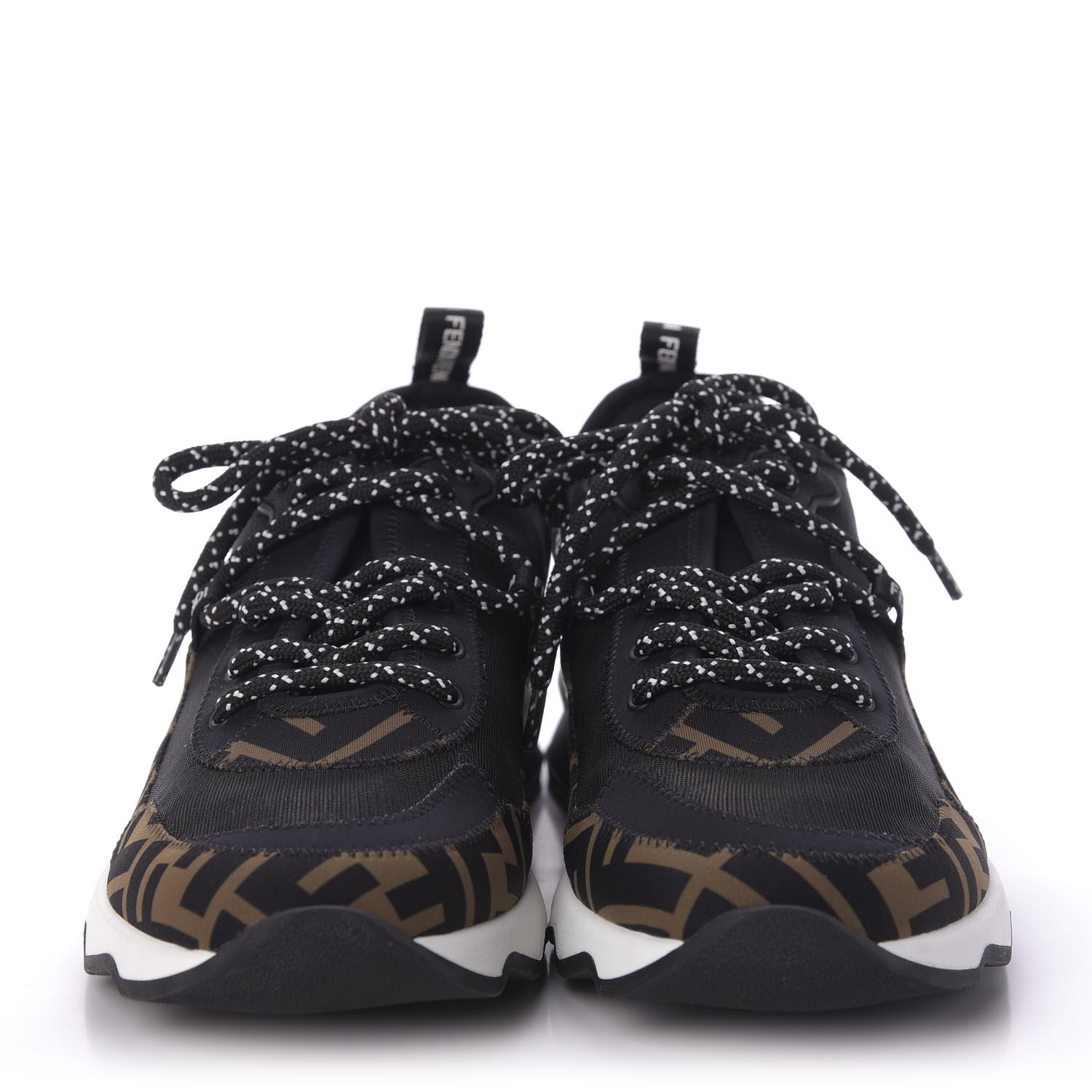 FENDI Technical Mesh Lycra FFreedom Patchwork Sneakers 39.5