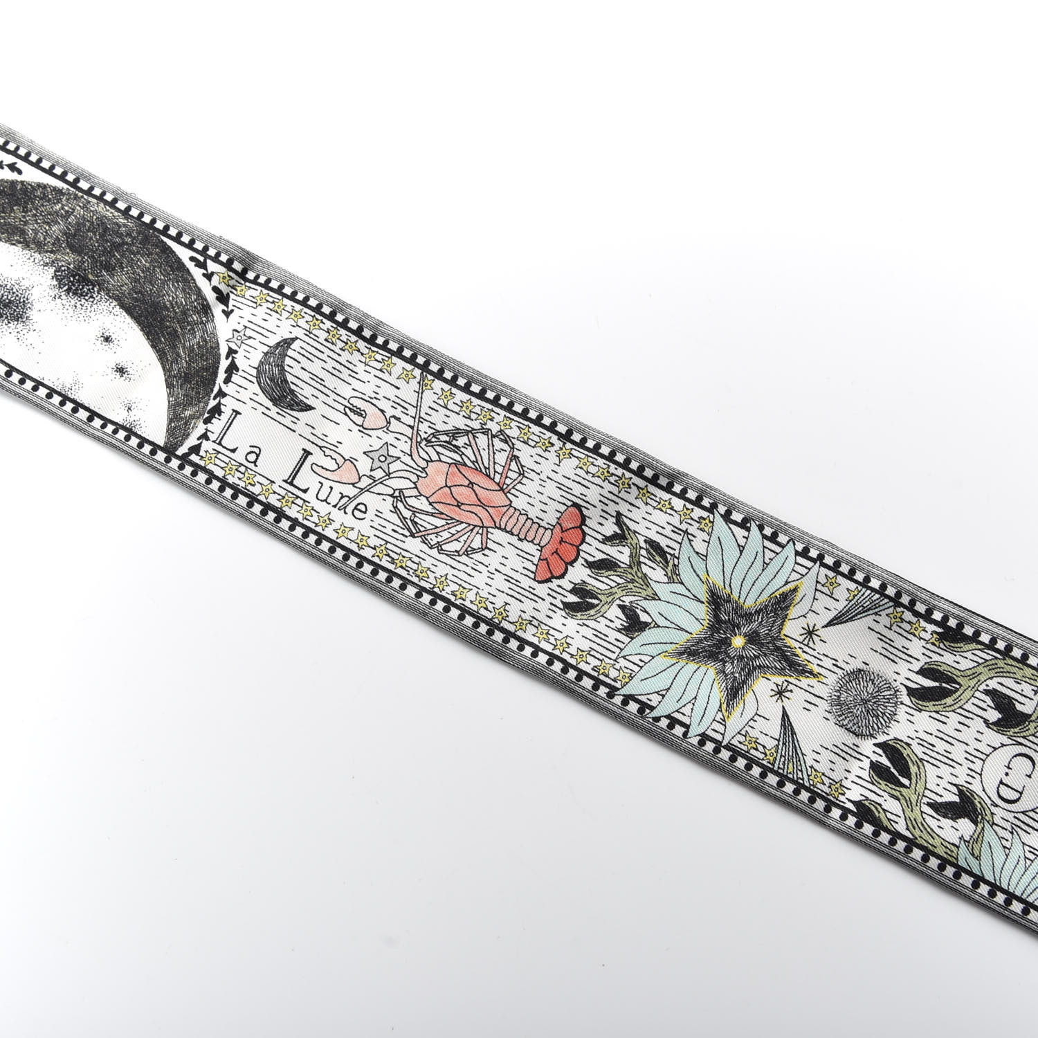 CHRISTIAN DIOR Silk La Lune Mitzah Scarf 687836 | FASHIONPHILE