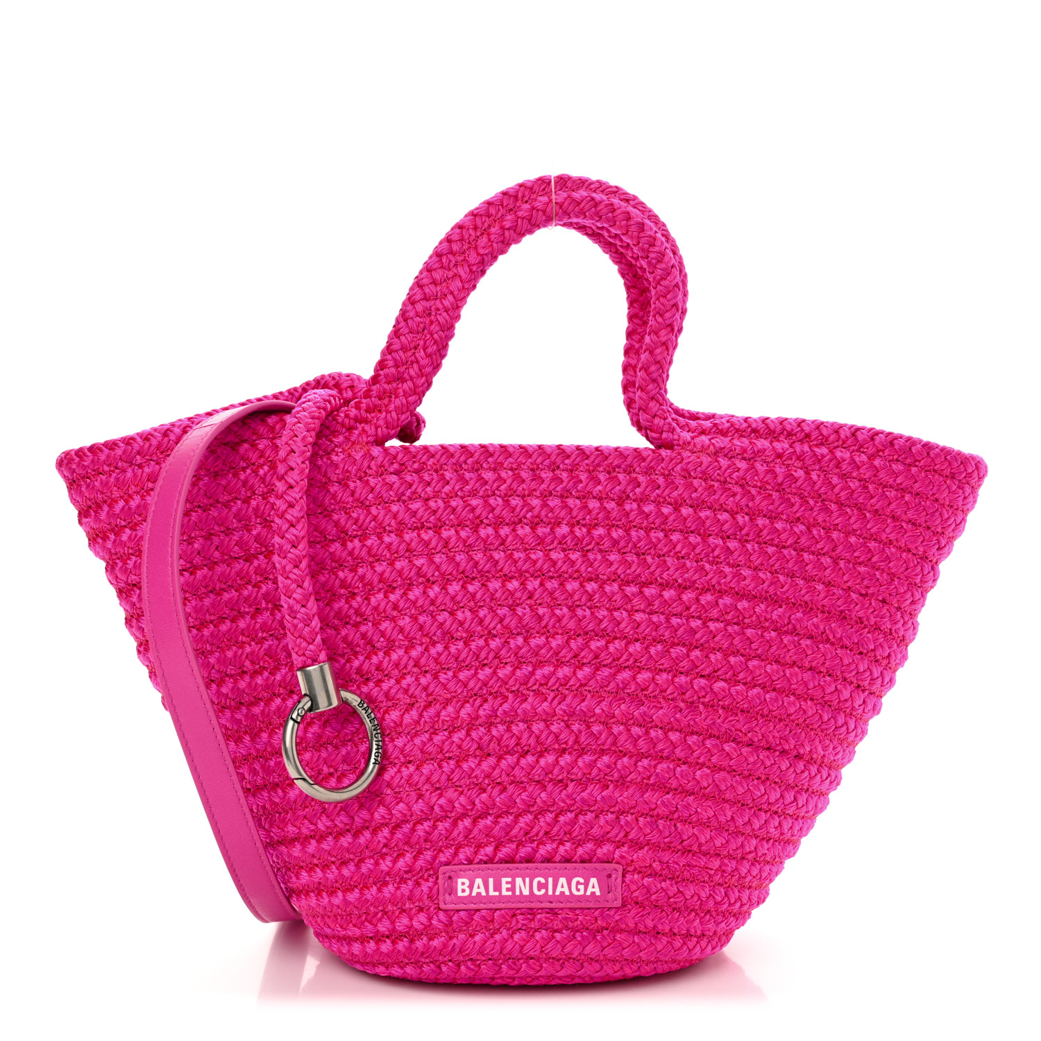 BALENCIAGA ibiza small ピンク BALENCIAGA Small Ibiza Basket bag in Pink | COCOON