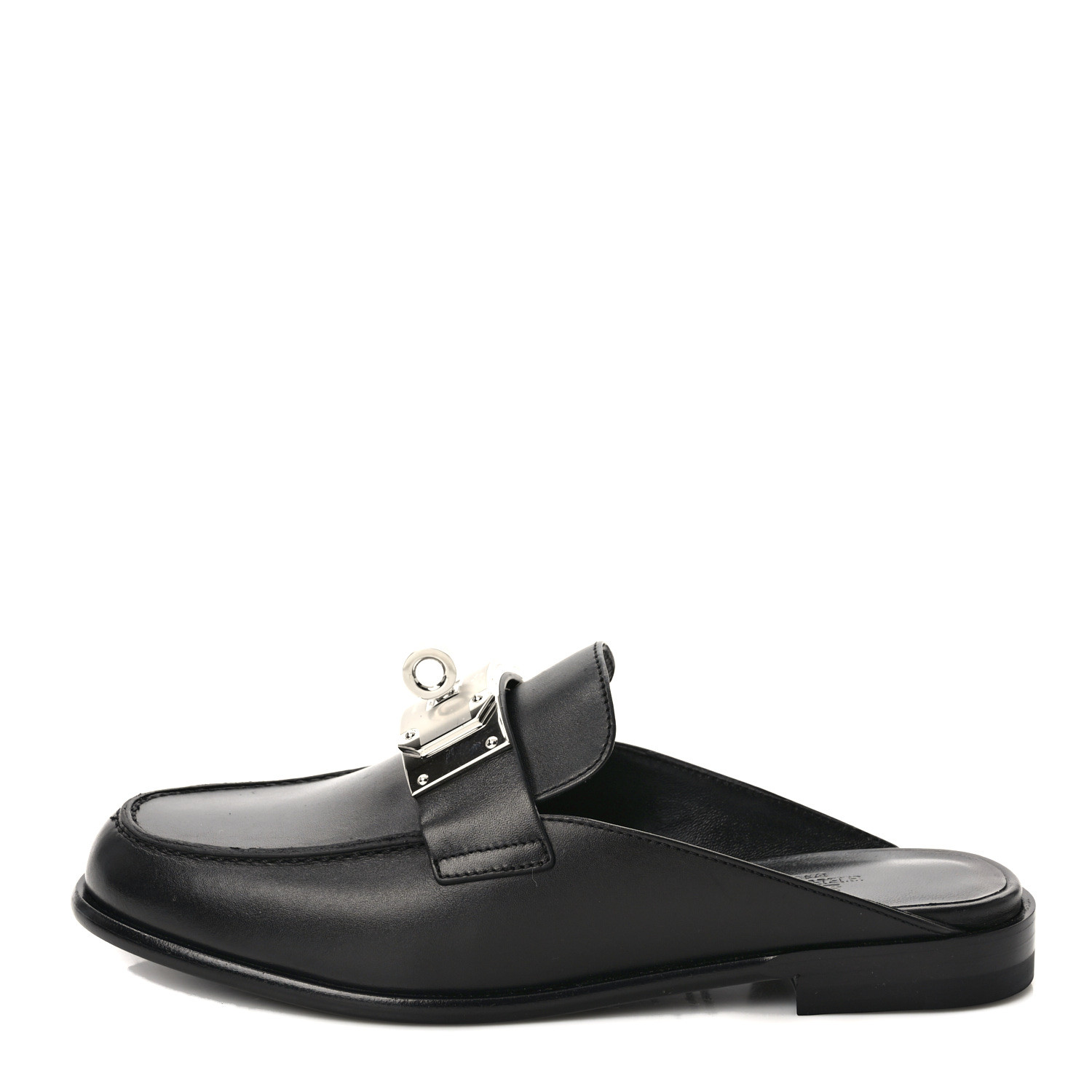 品揃え豊富で HERMES FASHIONPHILE | 1469484 Black 38.5 Mules Iota Calfskin トップス