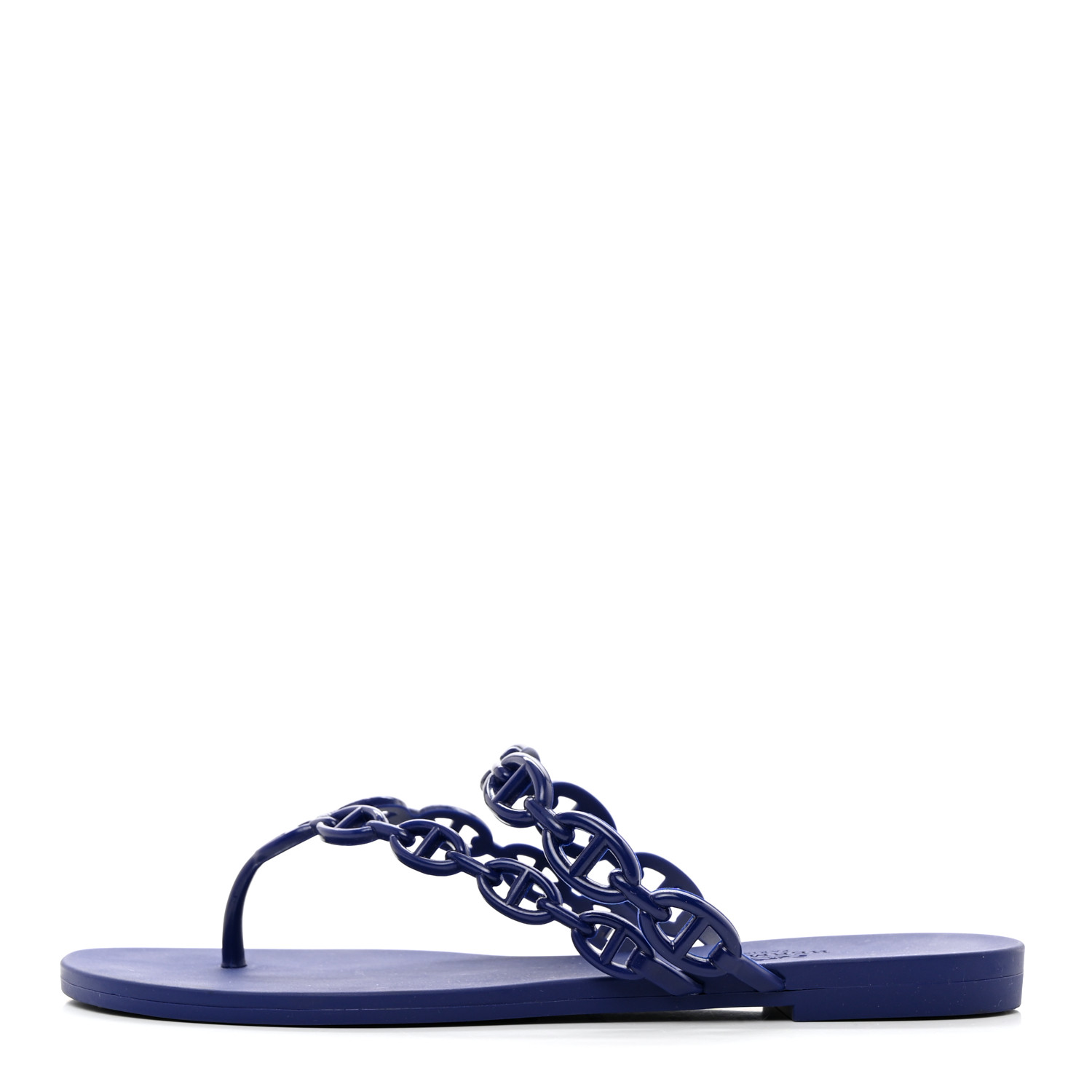 【HERMES】Chaine d'Ancre ショルダーバッグ  Deep Blue Hermes 21cm Blue Encre Evercolor Leather Gold Plated Verrou