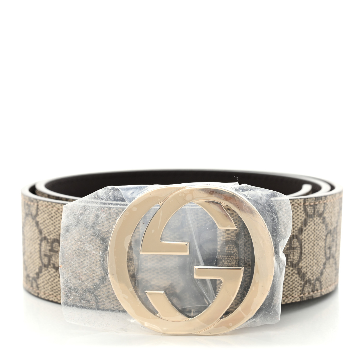 Gucci ベルト ブラック グレー 70/28 GUCCI - グッチ GUCCI ベルト Gロゴ レザー 70-28 シルバー