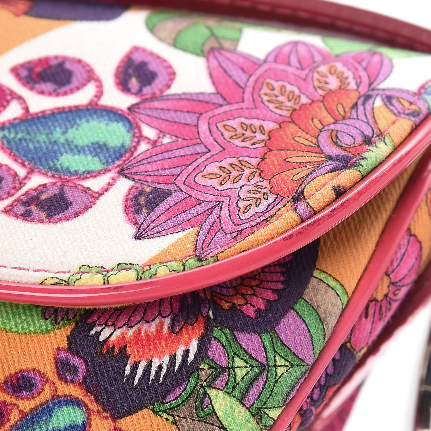 DIOR ディオール CHRISTIAN DIOR Calfskin Medium Gaucho Double Saddle Bag