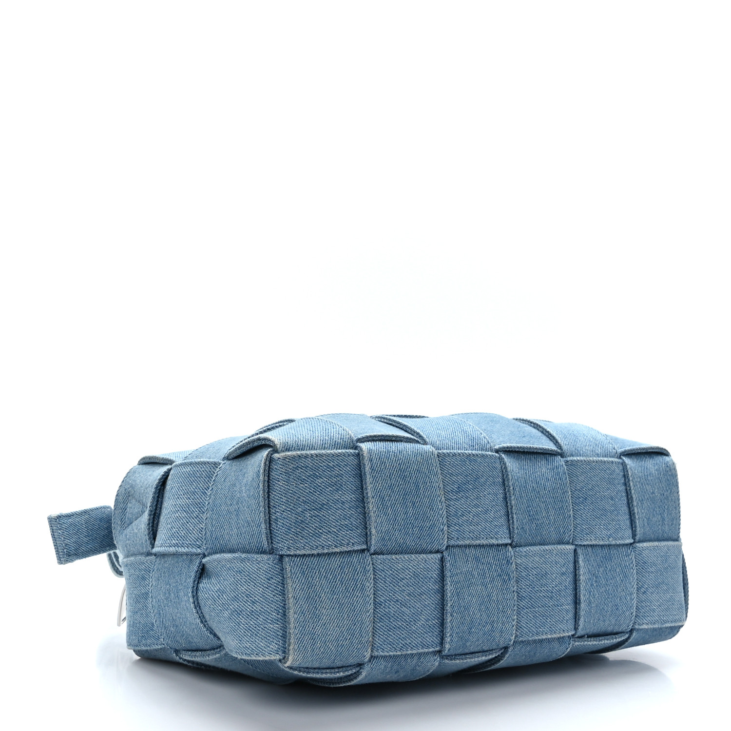 小物 BOTTEGA BOTTEGA VENETA Denim Maxi Intrecciato Brick Cassette Bag