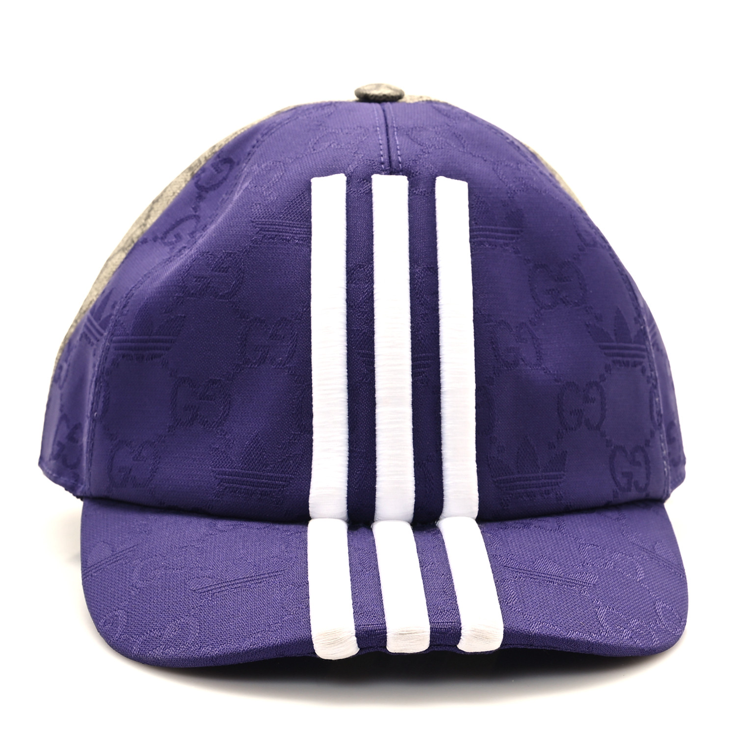 レア！美品♪GUCCI×adidas コラボ ベレー帽　紫　パープル　S　57 GUCCI×adidas ベレー帽714085 714085 パープル サイズ L(59cm