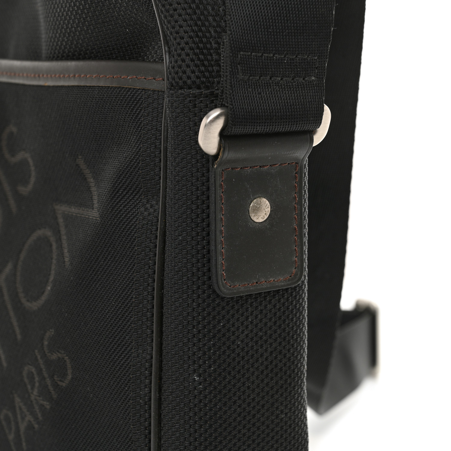 LOUIS VUITTON Damier Geant Citadin Messenger Black 1696938