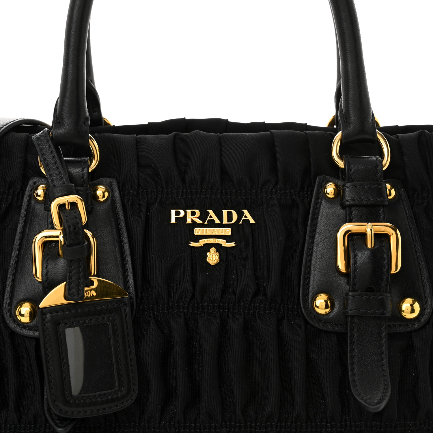 PRADA☆ Tessuto Gaufre Nylonショルダーバッグ PRADA Tessuto Nylon Gaufre Shoulder Bag Black 811044
