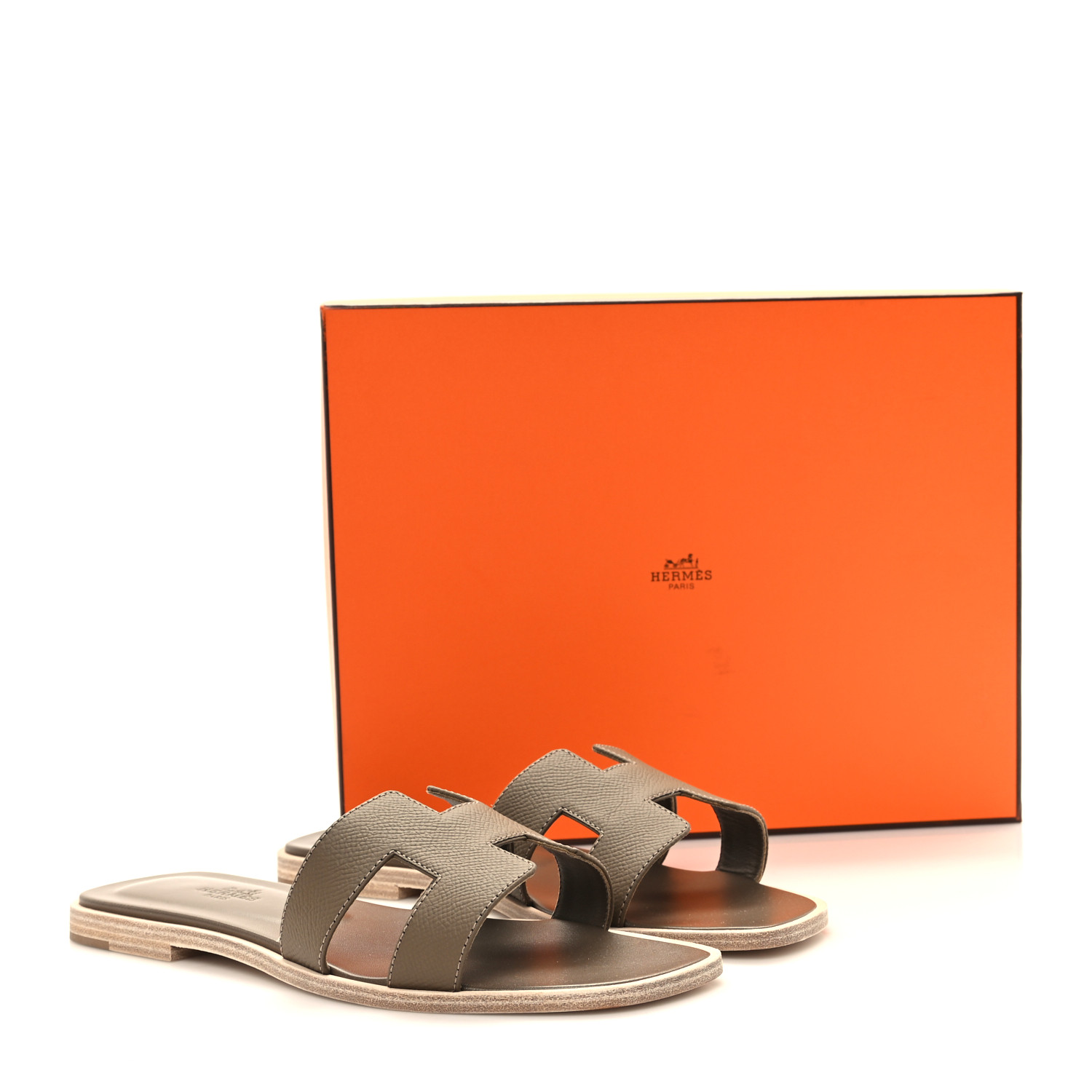 HERMES エルメス　オラン　エトープ HERMES エルメス サンダル オラン #36 エトープ (エトゥープ