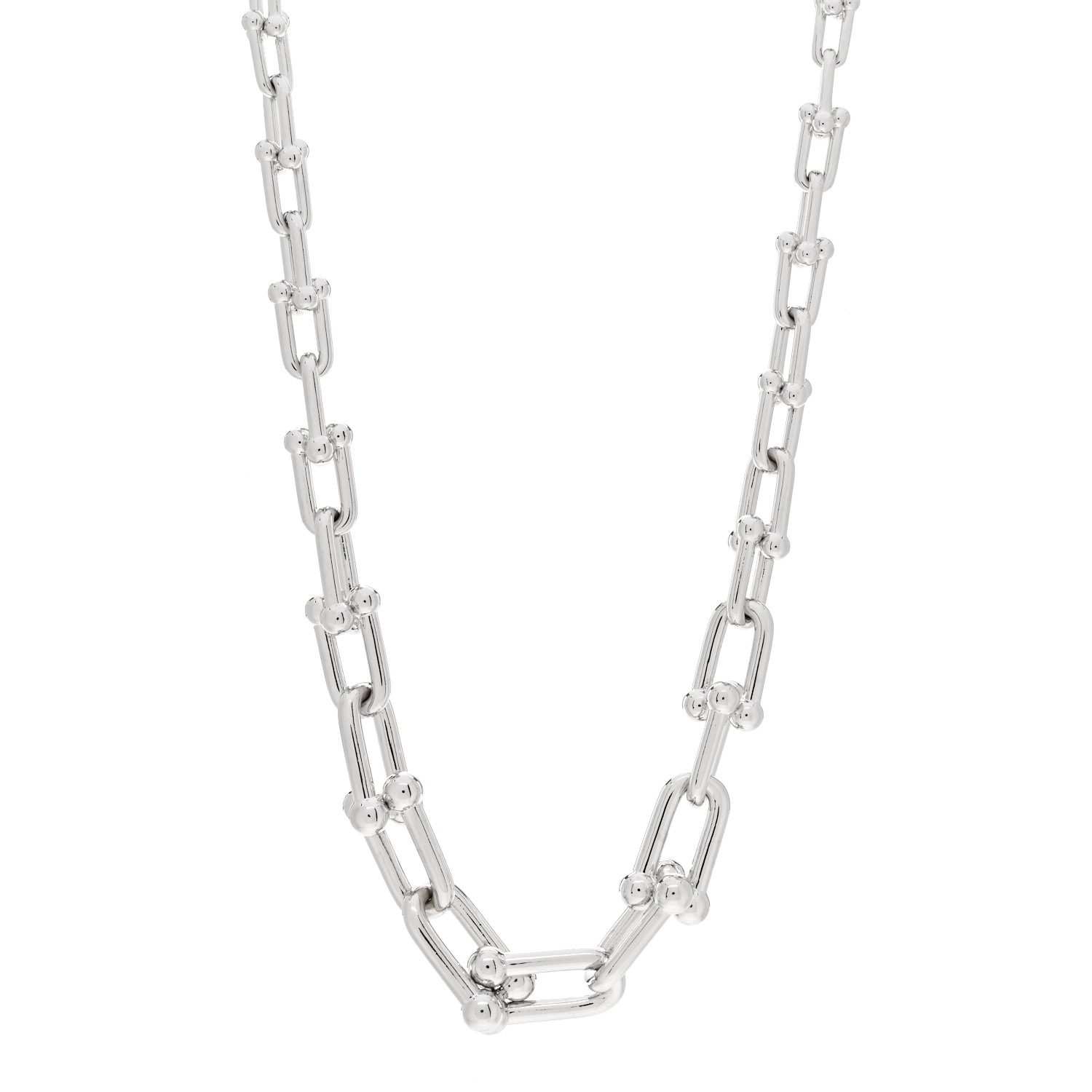 ネックレス・ペンダント Graduated Link Necklace in High-polished Sterling Silver TIFFANY Sterling Silver HardWear Graduated Link Necklace