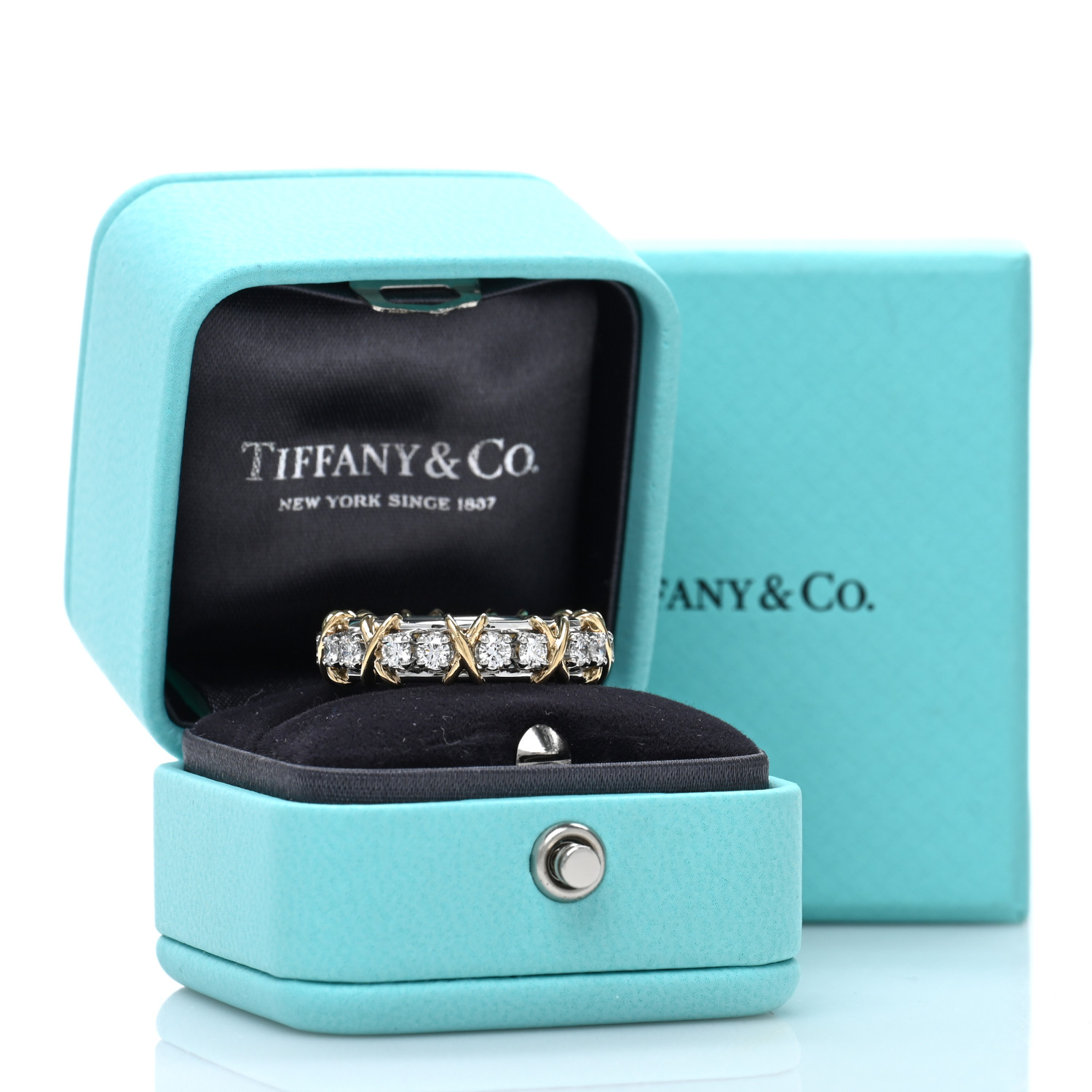 ★満州。計17枚。 TIFFANY Platinum 18K Yellow Gold Diamond Schlumberger