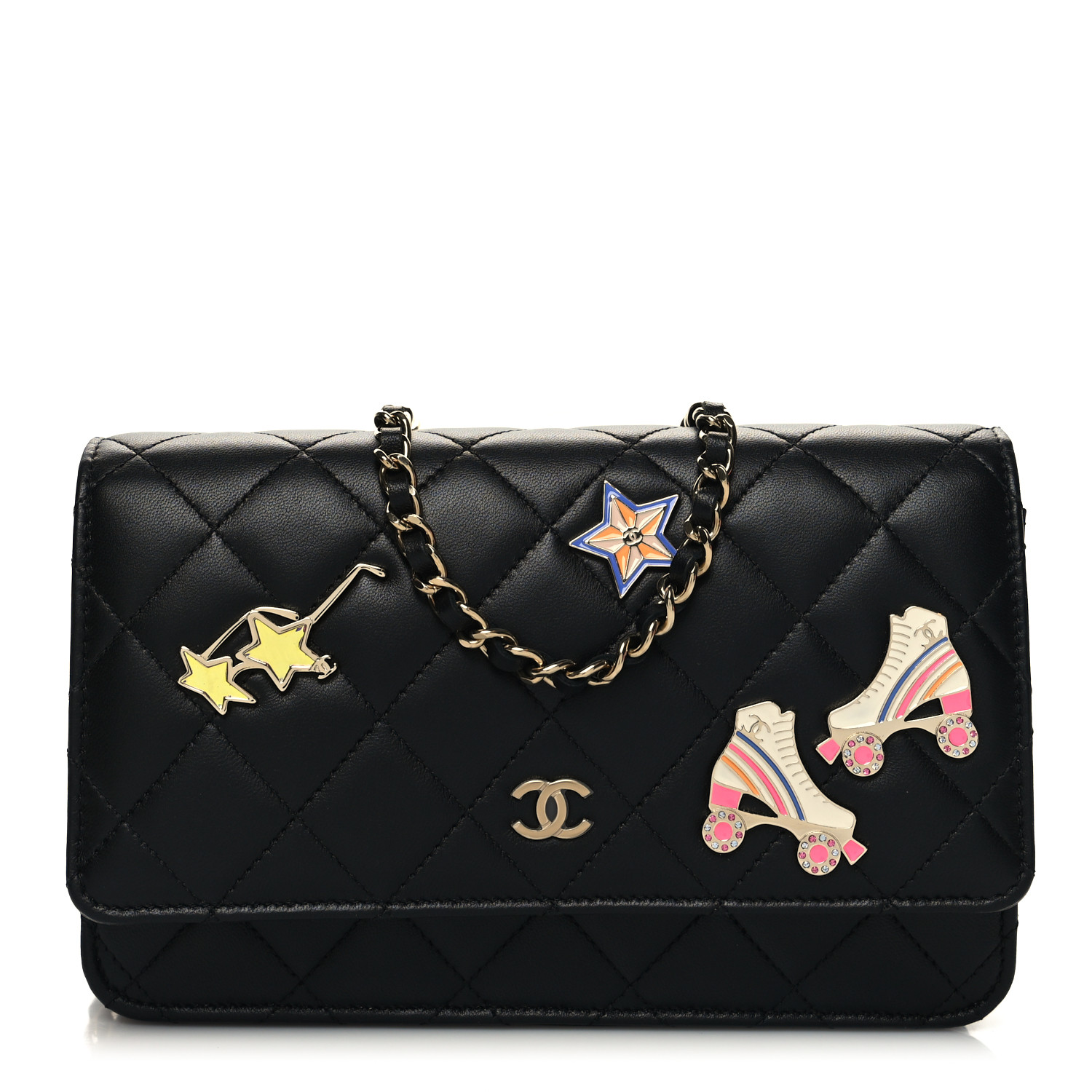 【CHANEL】Chanel WOC（Patent Goatskin）【ランク:A】 f3fb973ee1ab8ca4d6fbbd50cb47d9