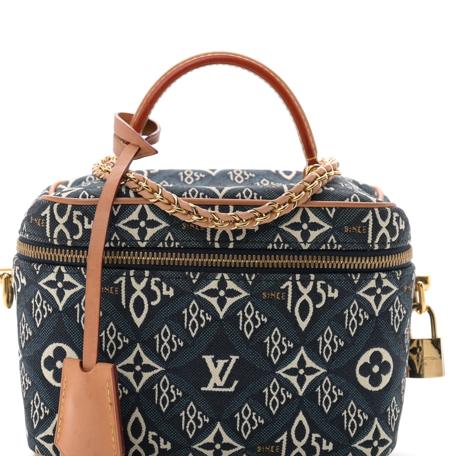 LOUIS VUITTON Jacquard Since 1854 Vanity PM Blue 1661549