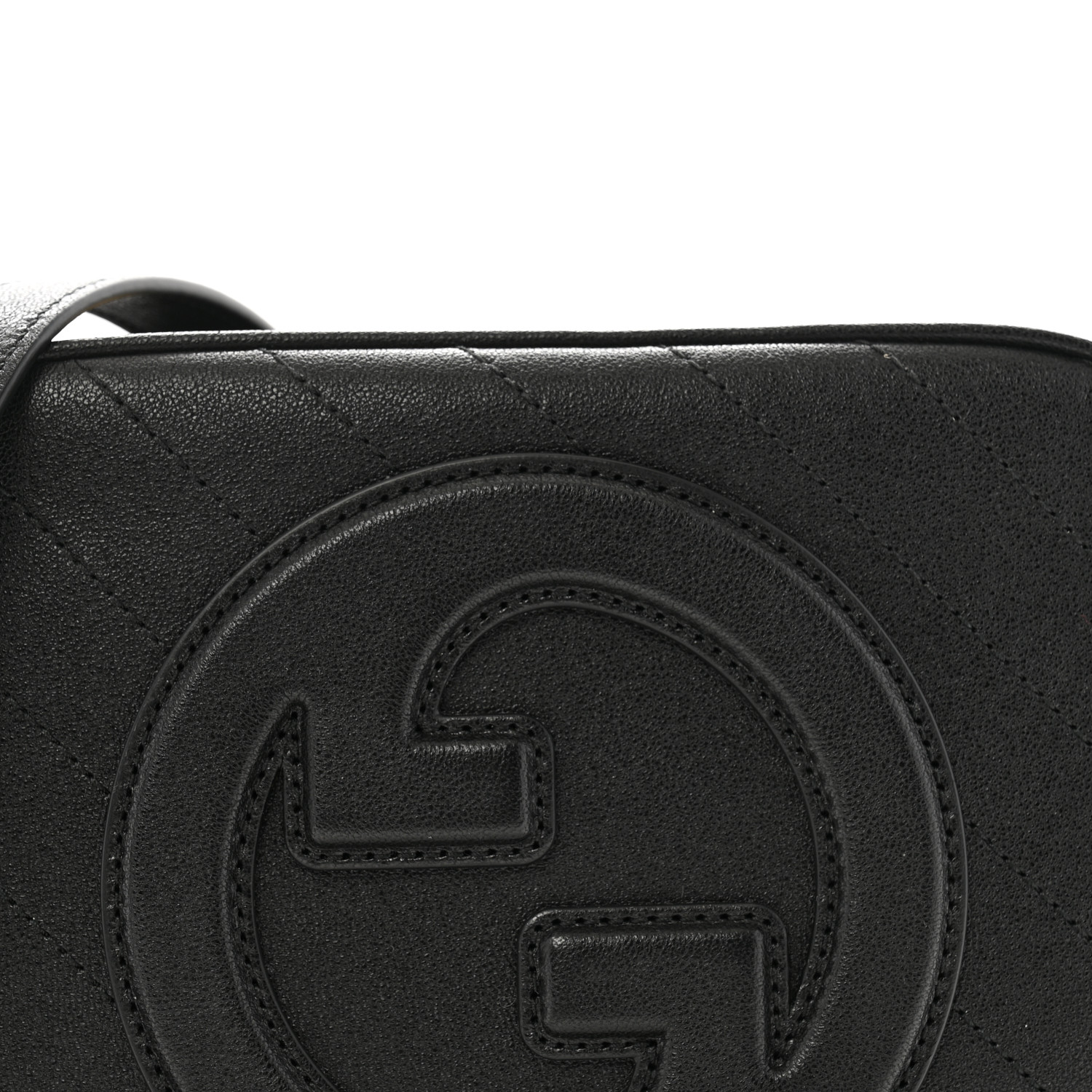 GUCCI Sakai Be Green Calfskin Diagonal Stitched Small
