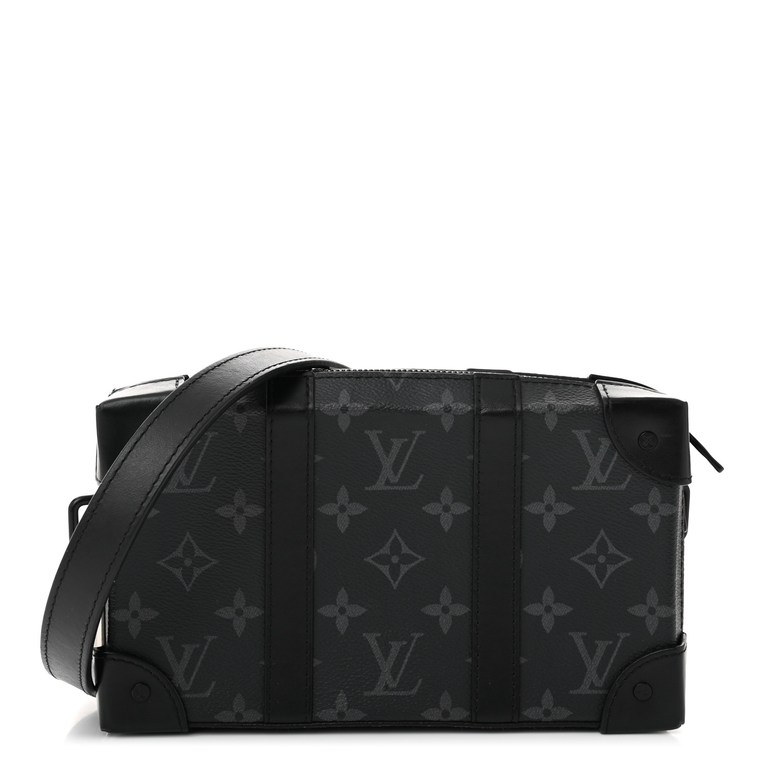 Louis Vuitton ブラックストラップ Louis Vuitton Black Fabric Adjustable Bag Shoulder Strap