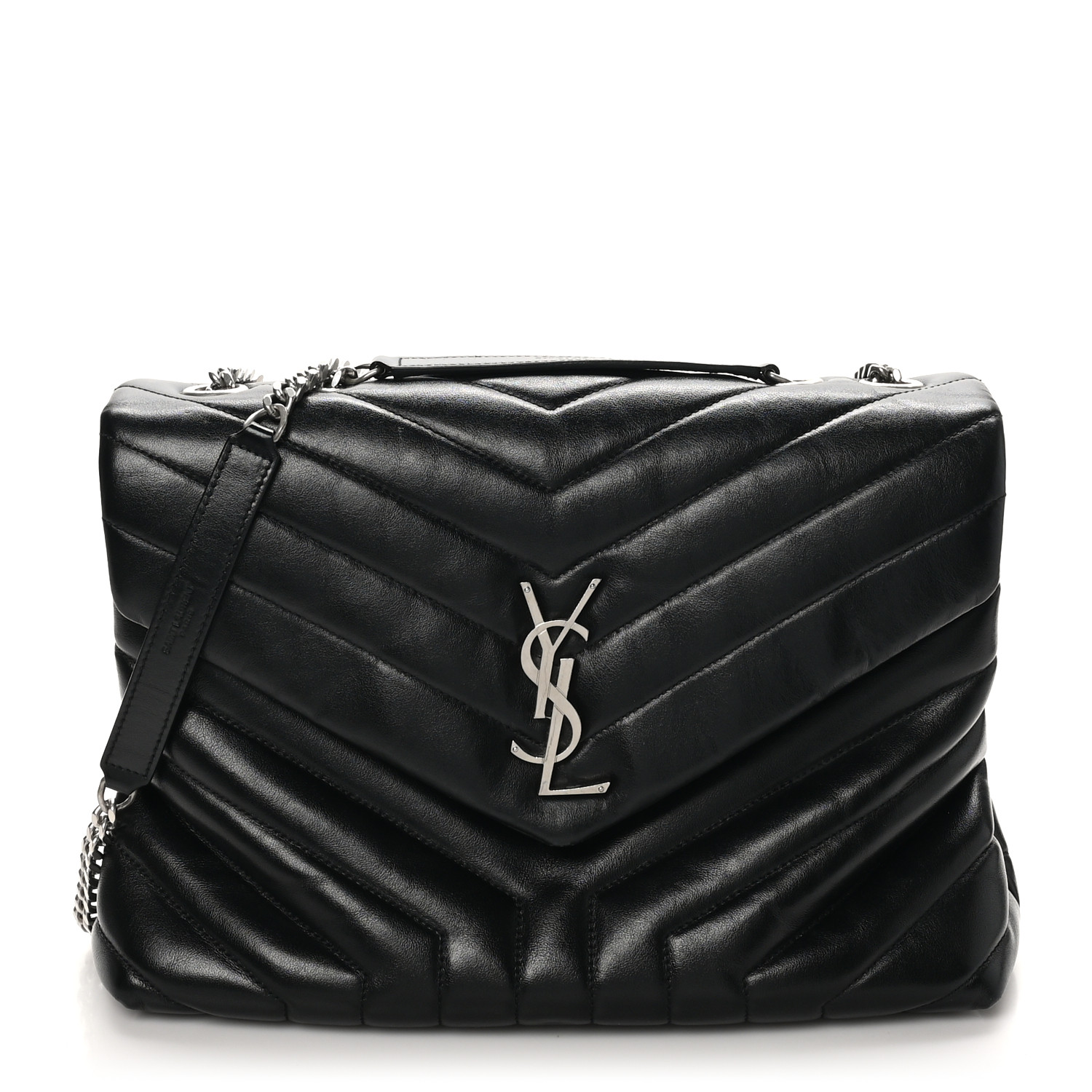 その他 Saint Laurent 832339 Y1J61 SAINT LAURENT Calfskin Y Quilted Monogram Medium Loulou