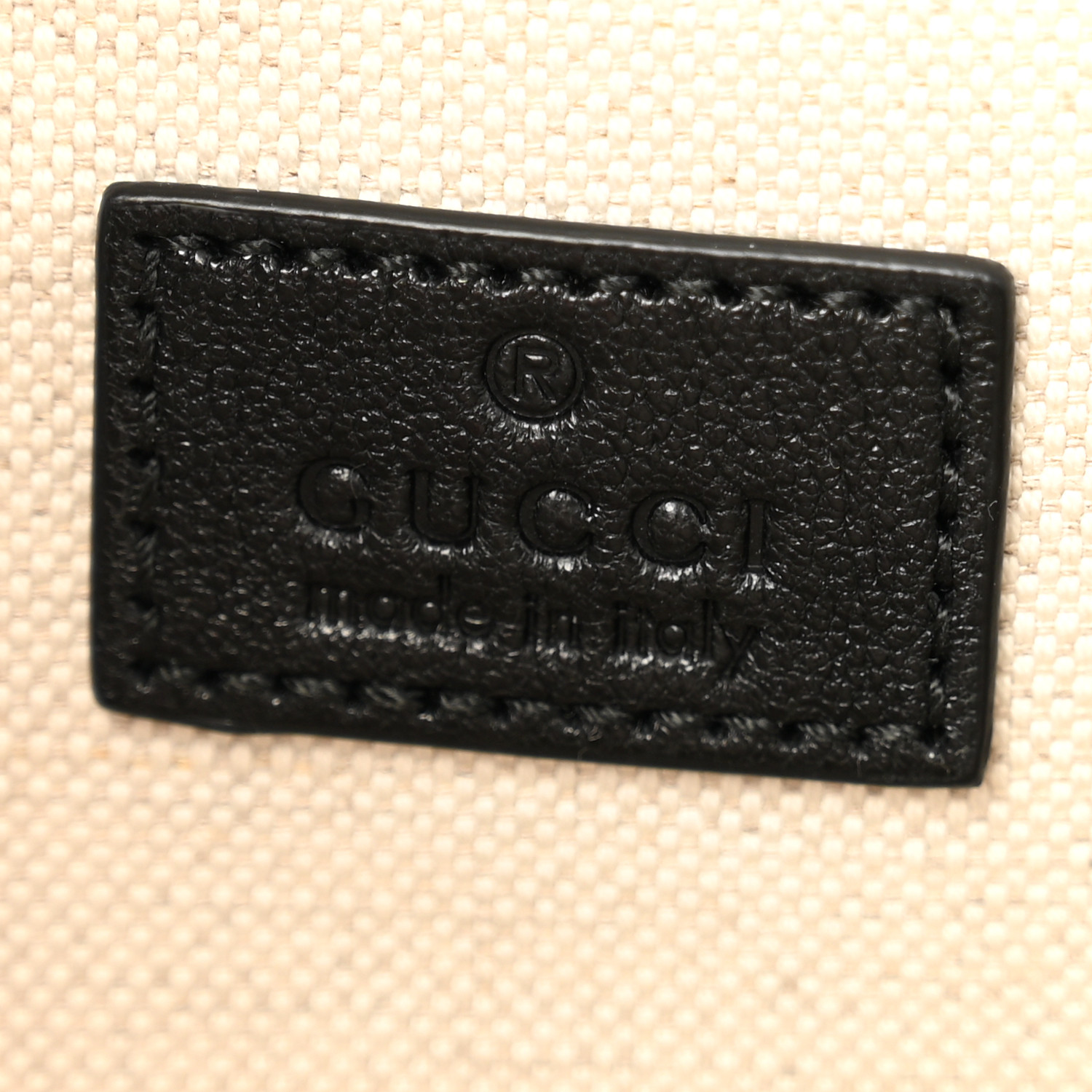 GUCCI Sakai Be Green Calfskin Diagonal Stitched Small