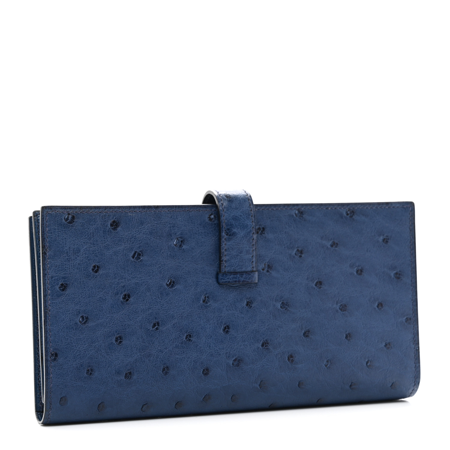 【オススメ♡】HERMES Hermesnap wallet／Bleu Indigo Brand New ( Rank N ) HERMÈS Constance Slim Wallet New Bleu