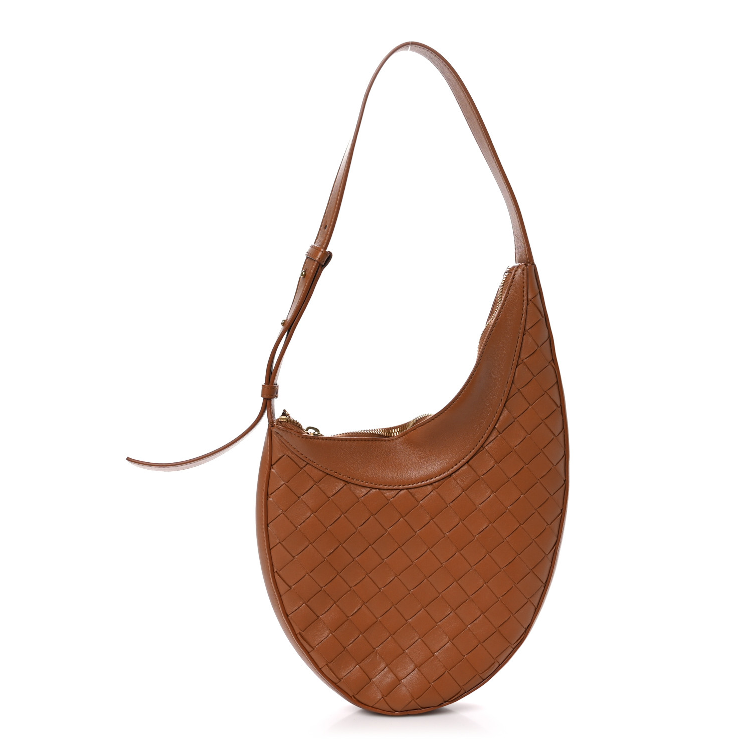 ショルダーバッグ・ポシェット Bottega Veneta Drop Small Hobo Bag In Intrecciato Nappa BOTTEGA VENETA Nappa Intrecciato Small Drop Shoulder Bag