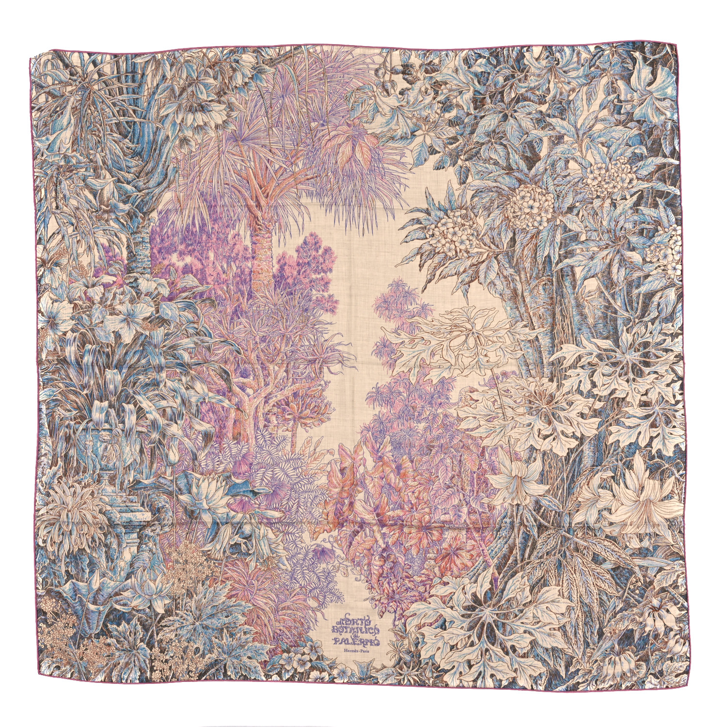 HERMES お洒落 カレジュアン 上品 All'Orto Botanico di Palermo All'Orto Botanico di Palermo shawl 140 | Hermès Hong Kong SAR