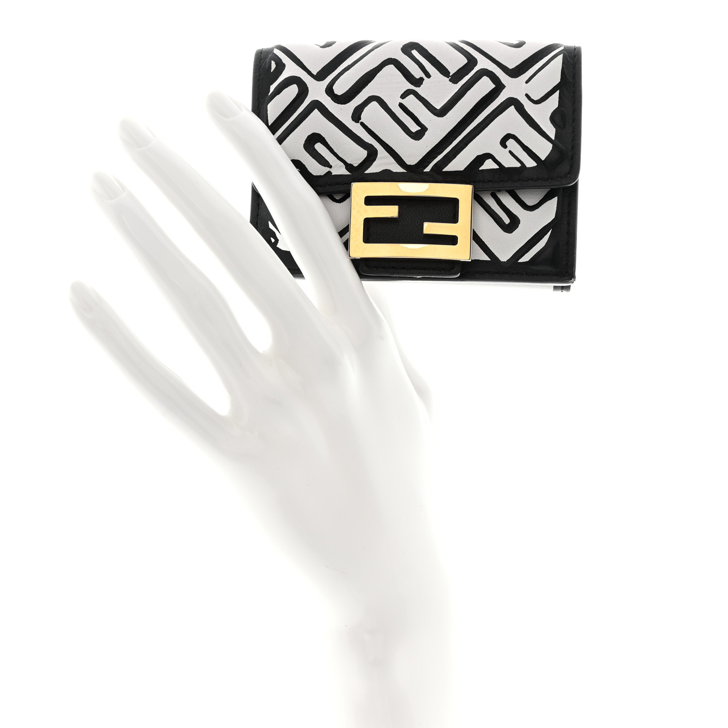 FENDI X JOSHUA VIDES Nappa Matisse FF Diagonal Embossed