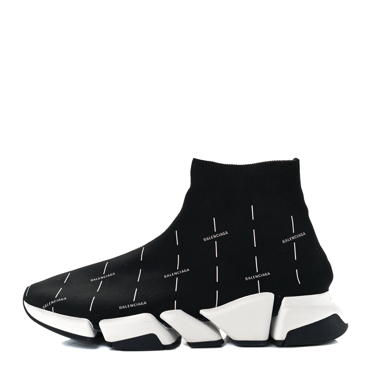 BALENCIAGA Technical 3D Recycled Knit Allover Logo Licence