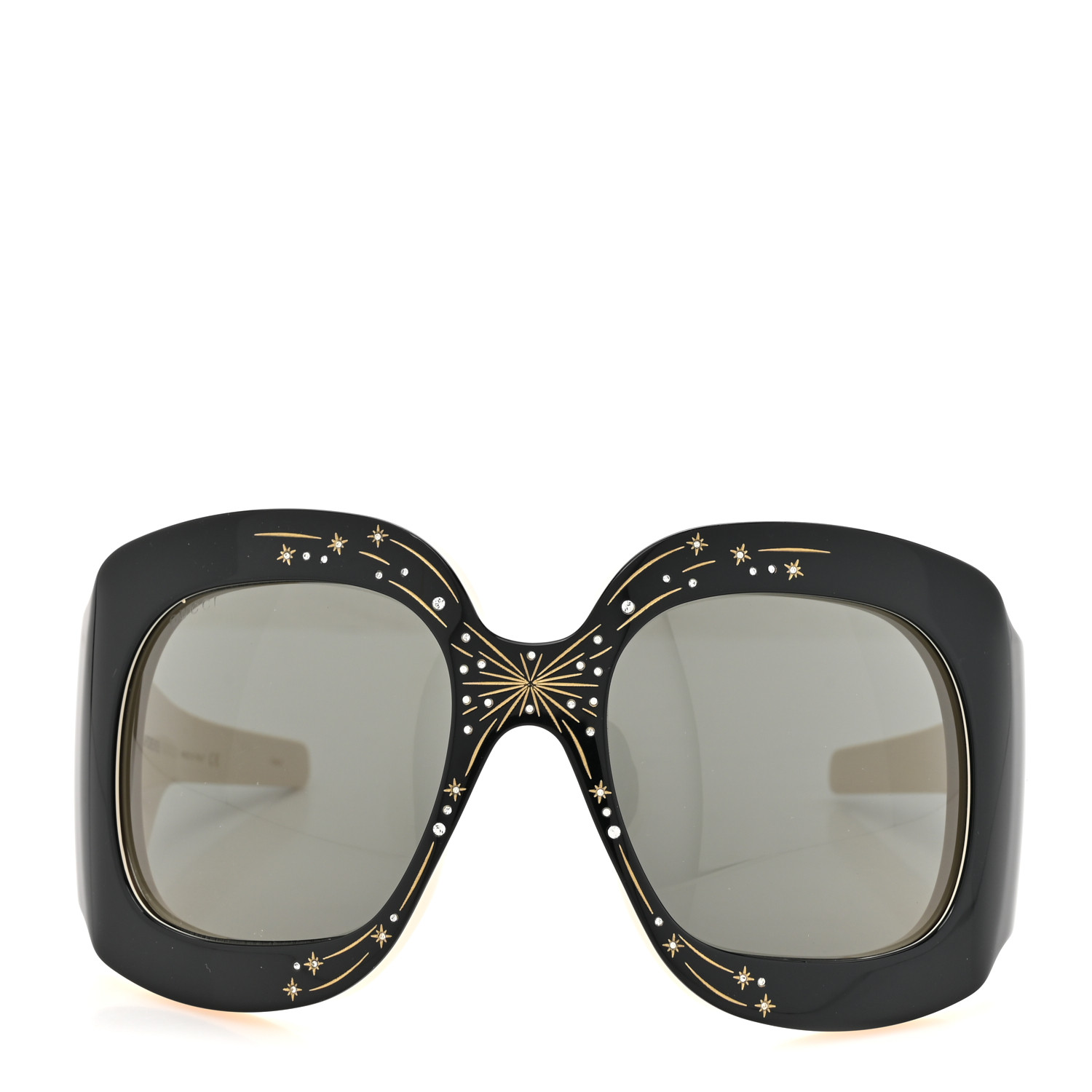 GUCCI★素敵！HOLLYWOOD FOREVER 1095 GUCCI ARIA HOLLYWOOD FOREVER 1095 Black 001 Crystal Star