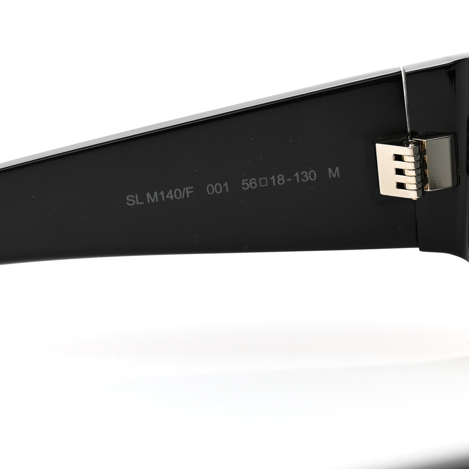 SAINT LAURENT Acetate Rectangle SL M140/F Sunglasses Black