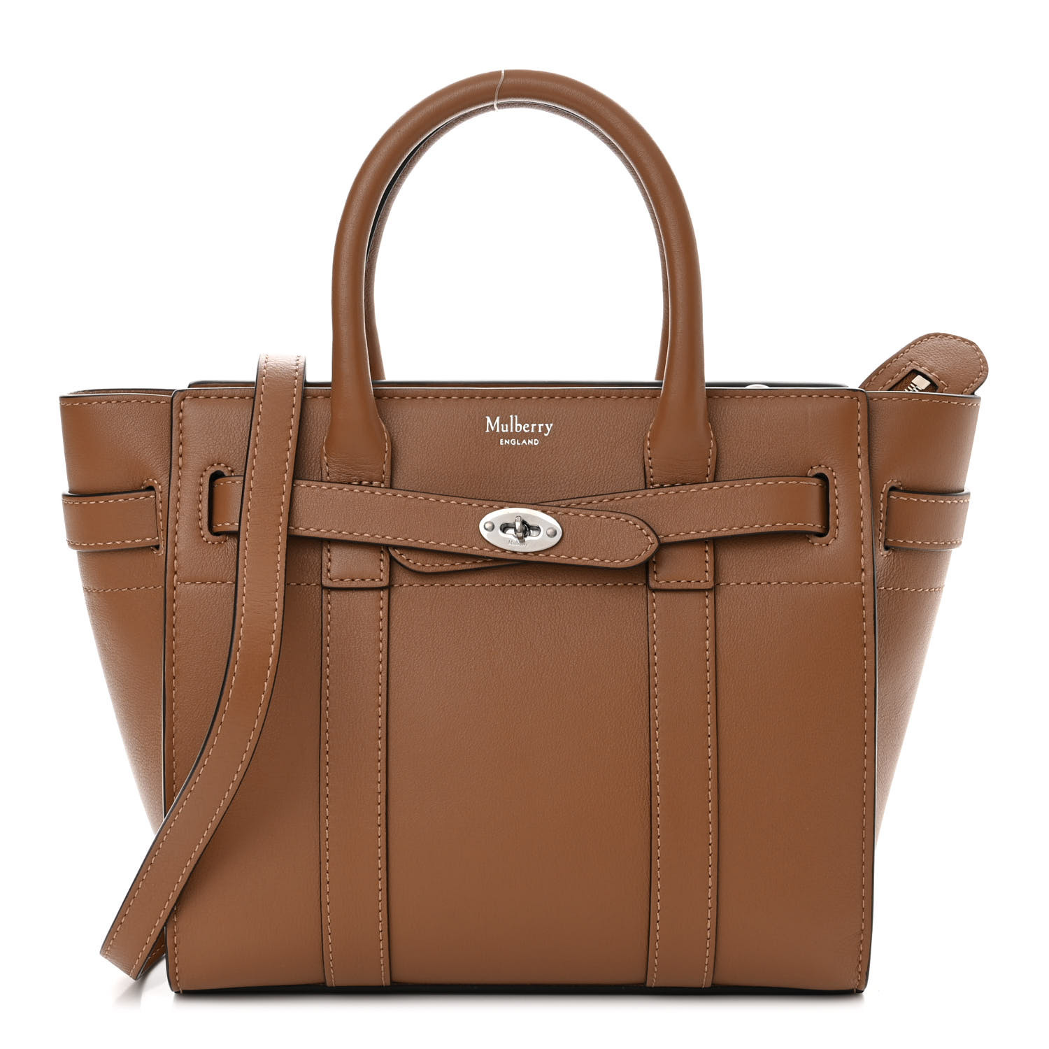 MULBERRY Small Classic Silky Calfskin Mini Zipped Bayswater