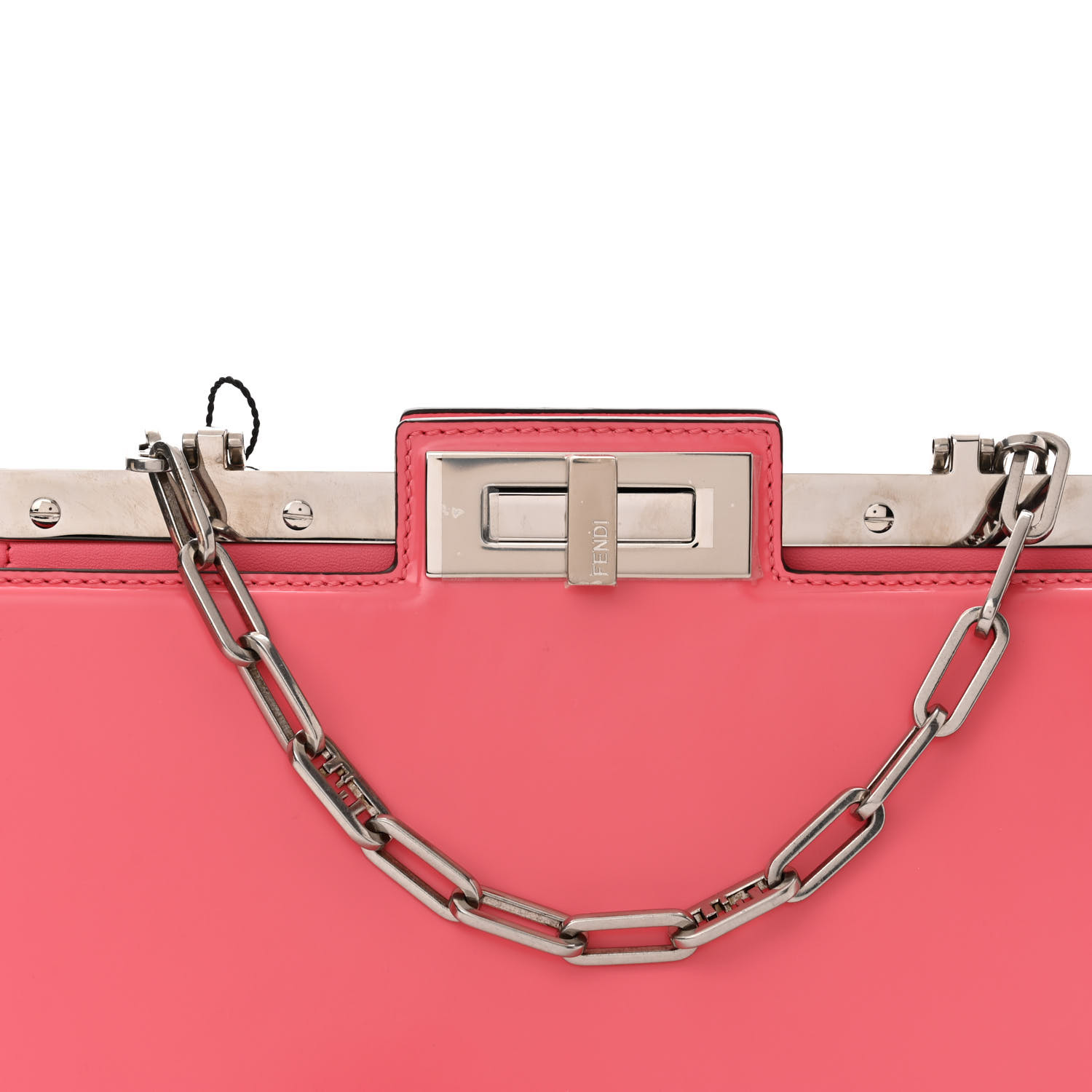 FENDI Patent Peekaboo Cut Pink Dalia 1522525 | FASHIONPHILE