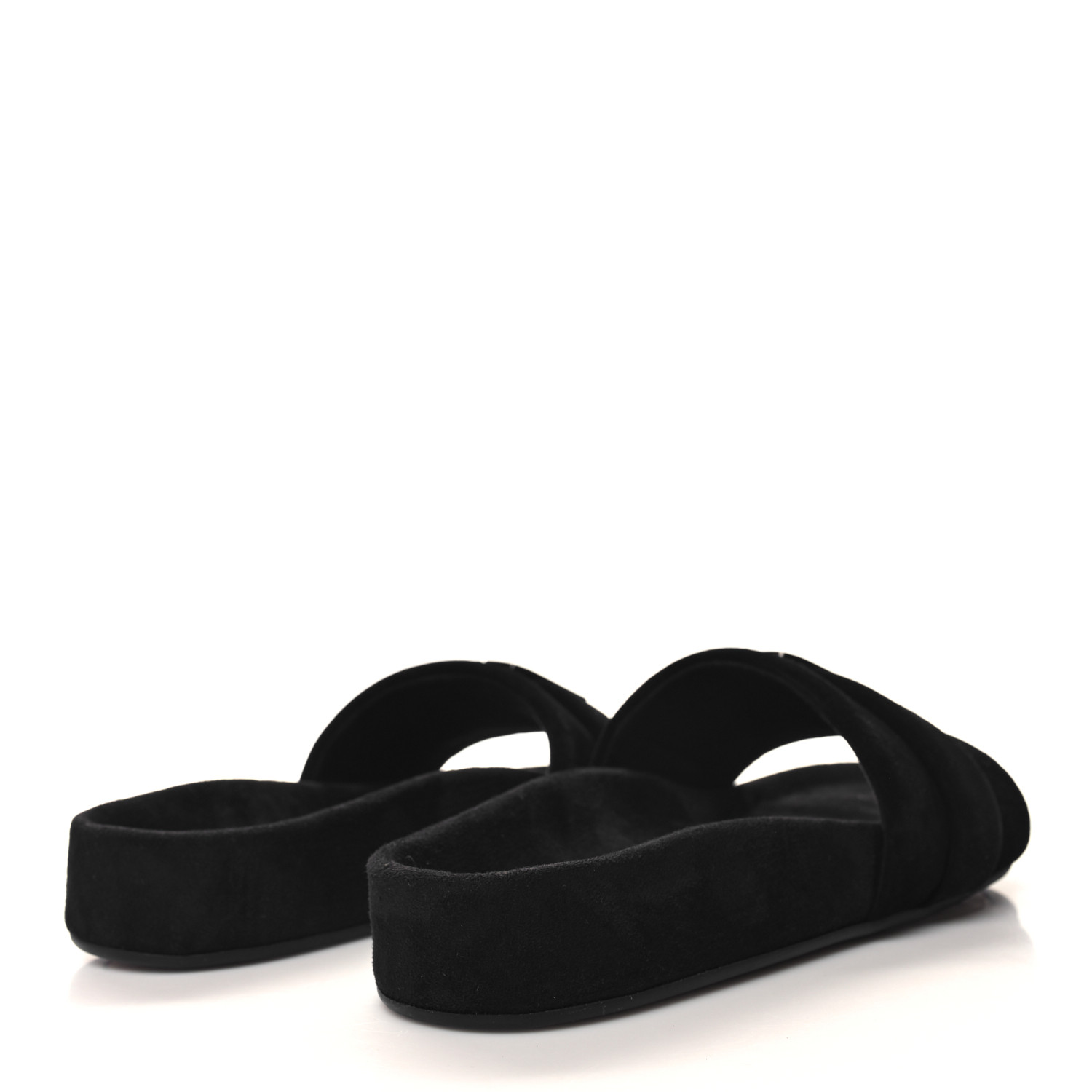 【Christian Louboutin】 Varsimule Bizzロゴスエードスライド CHRISTIAN LOUBOUTIN Suede Mens Varsimule Bizz Logo Slide