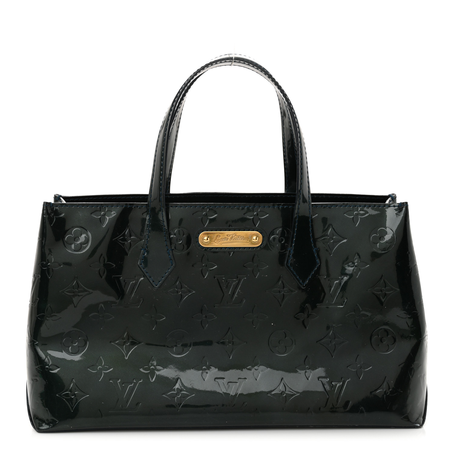 LOUIS VUITTON Vernis Wilshire PM Blue Nuit 1695017