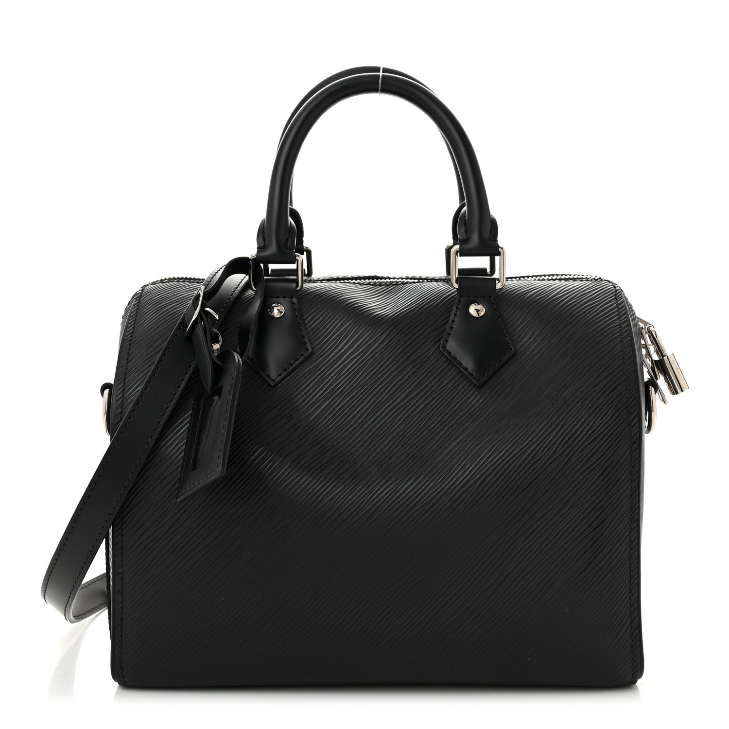 LOUIS VUITTON Epi Speedy Bandouliere 25 Black 1695031