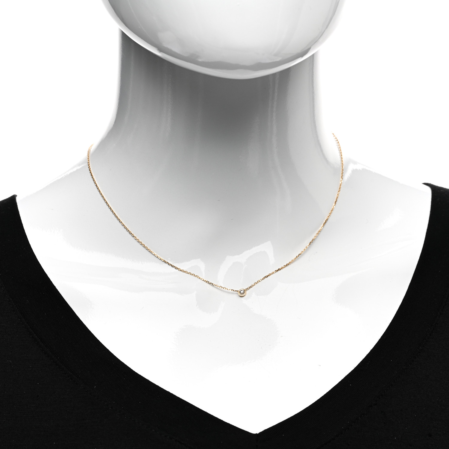 CARTIER D'AMOUR NECKLACE XS イエローゴールド CRB7224517 - Cartier d'Amour necklace XS - Yellow gold