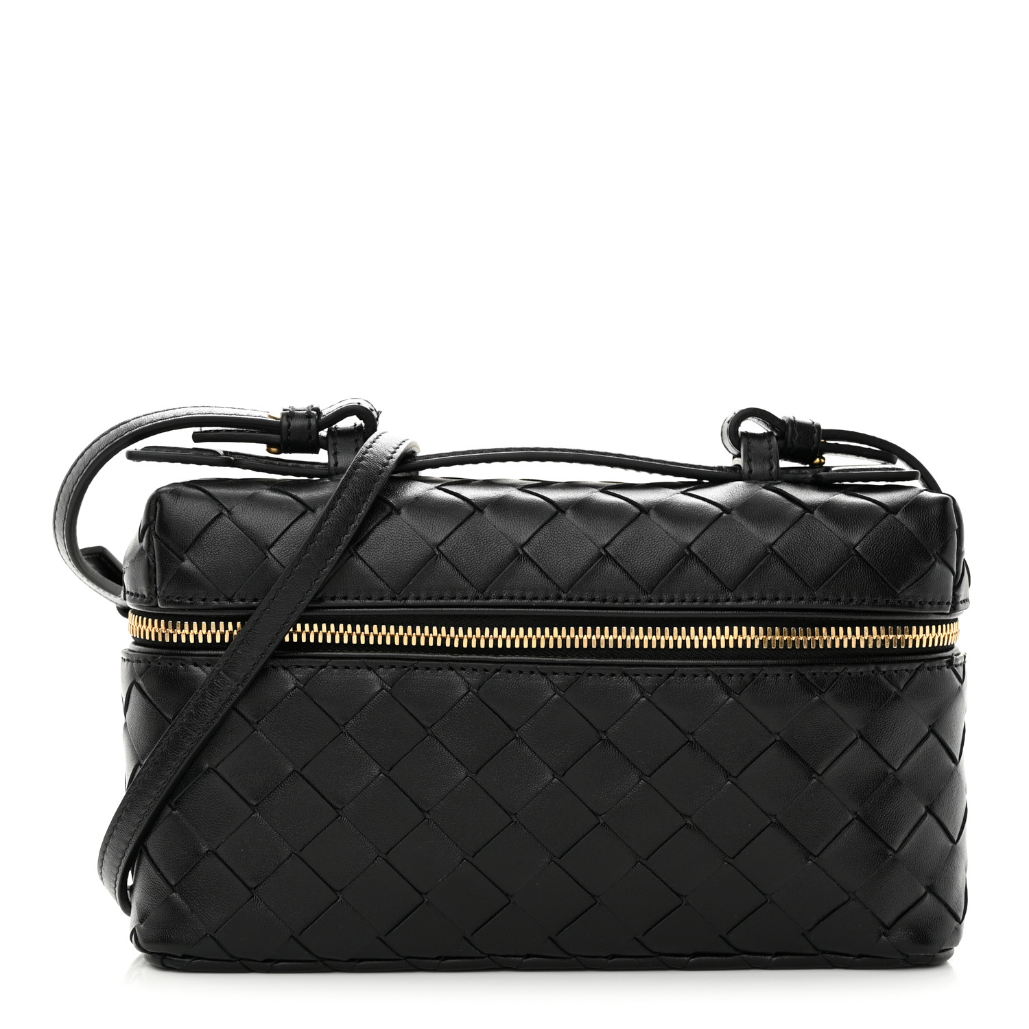 BOTTEGA VENETA Calfskin Intrecciato Bang Bang Vanity Case