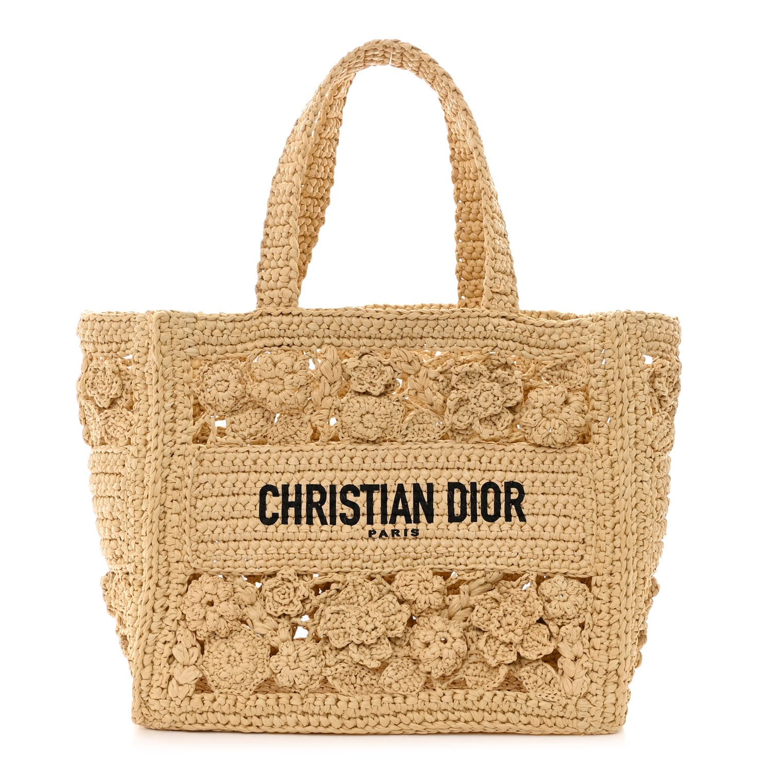 【VINTAGE】DIOR ラフィア トートバッグ 4a18b2260bcc6b792136f5fe596a94