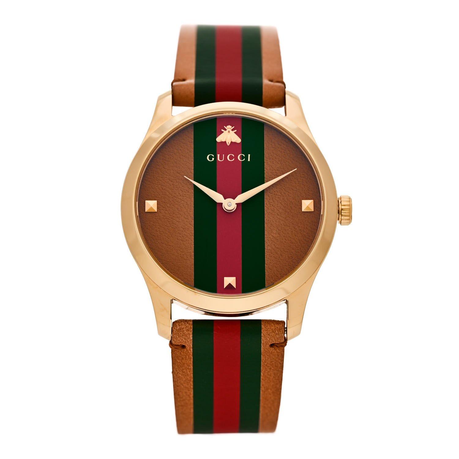 稀少 GUCCI(グッチ) G-Timeless Brown Dial Quartz Unisex Watch Gucci G-Timeless Quartz Analog Leather Watch, 40mm - Sam's Club