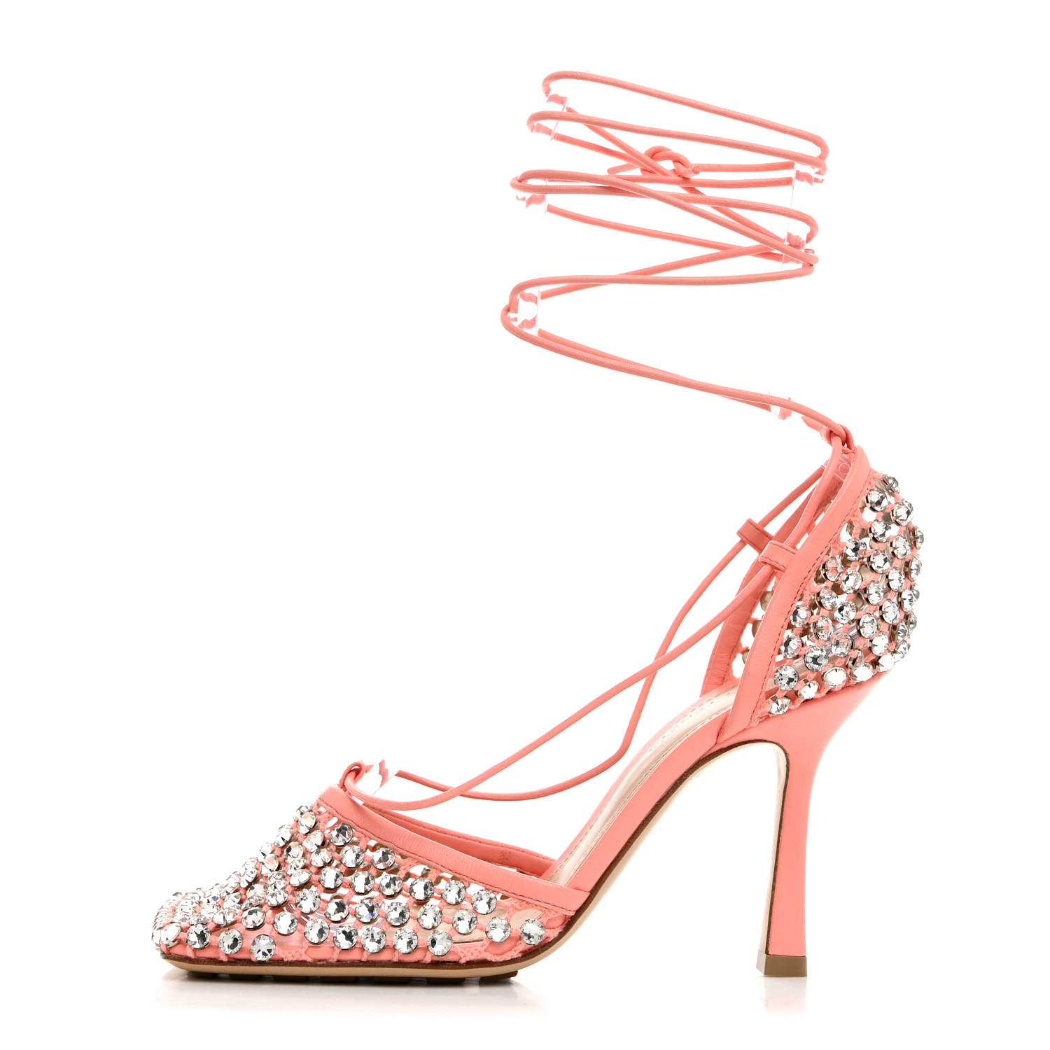 バッグ Risa BOTTEGA VENETA FLIP SEQUINS SHOU Bottega Veneta Slippers and Clogs Women Leather Pink/Azalea