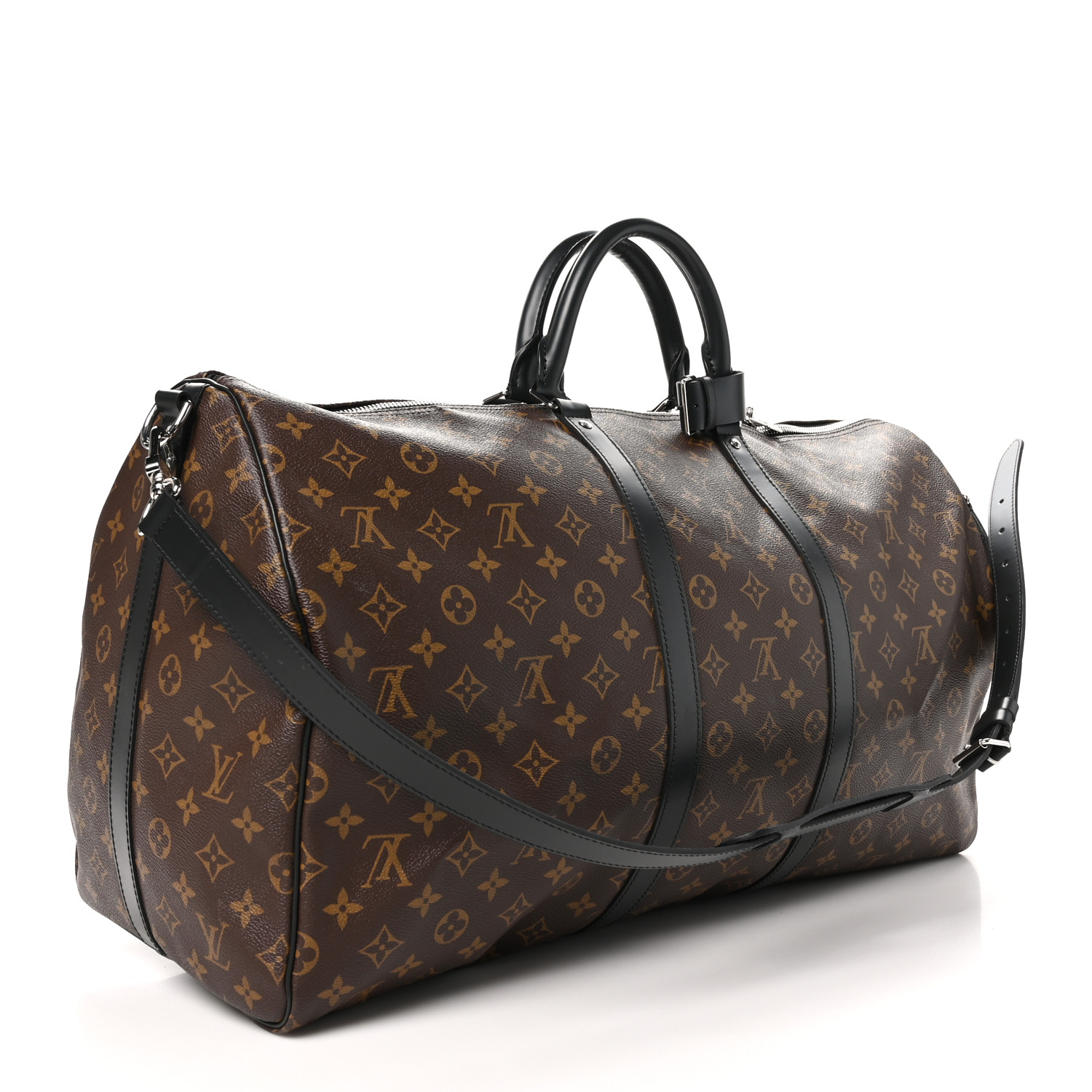 LOUIS VUITTON Monogram Macassar Keepall Bandouliere 55 2