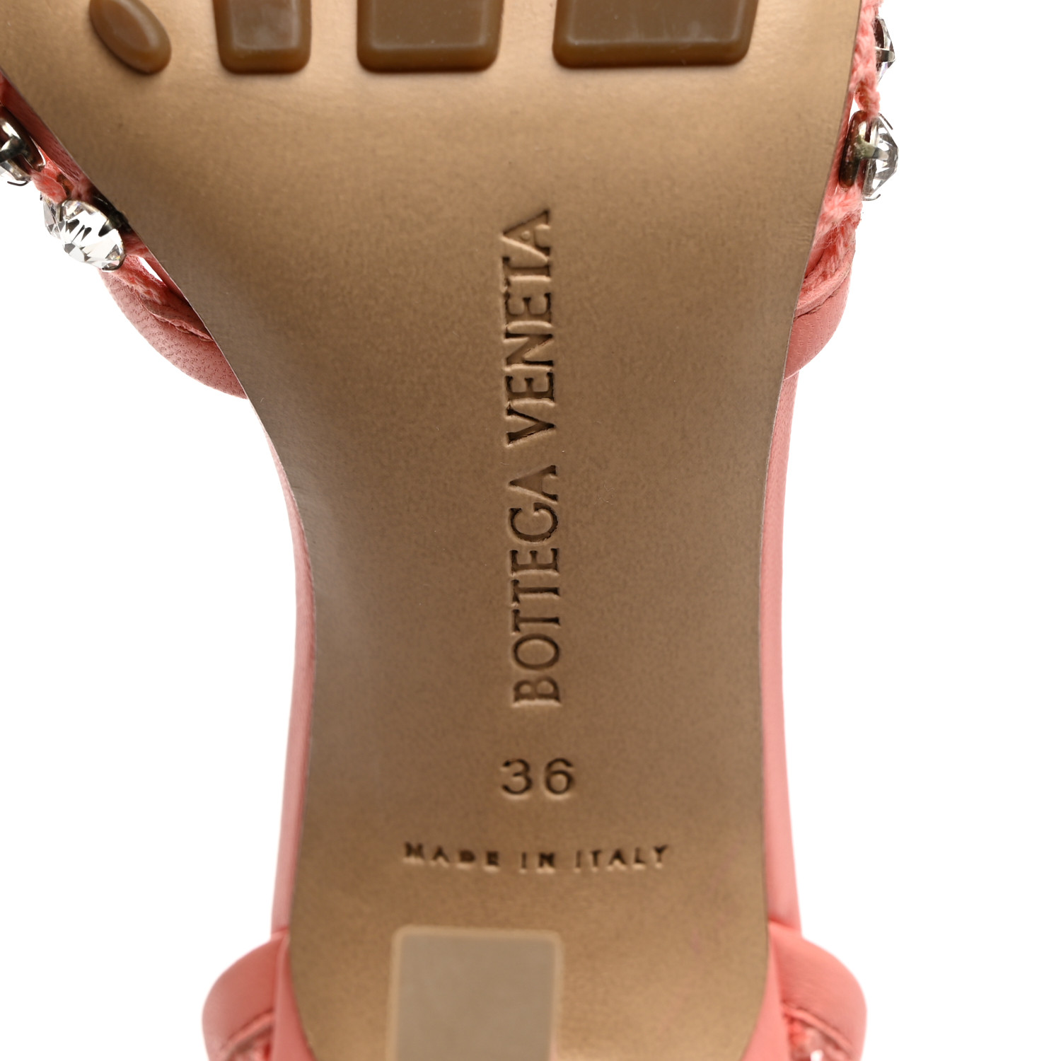 BOTTEGA VENETA Mesh Nappa Crystal Embellished Sparkle