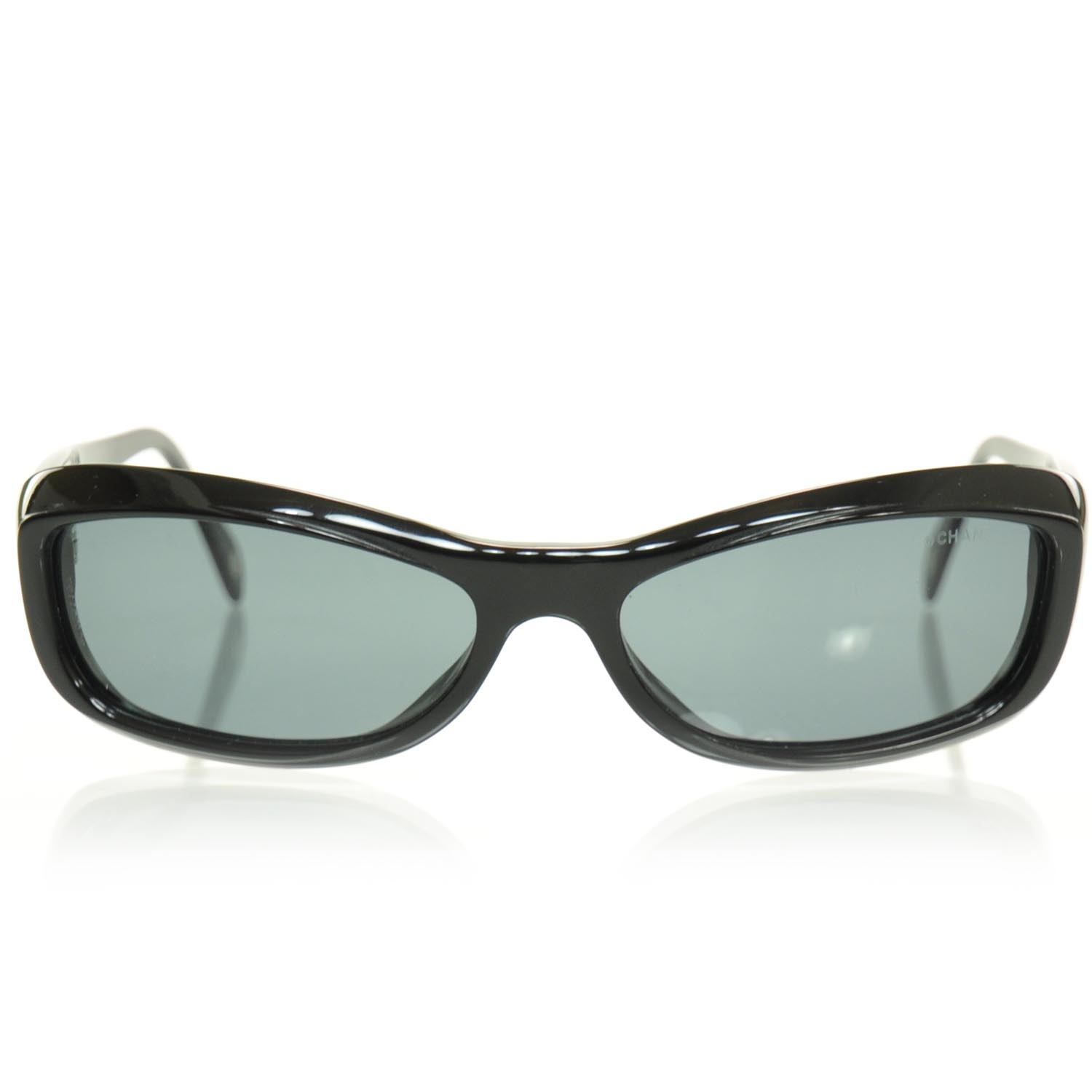 しゃねる CHANEL Crystal CC Logo Sunglasses 5095 B Black 25806