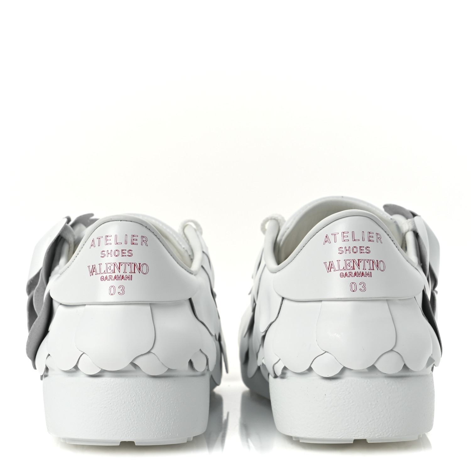靴 VALENTINO GARAVANI ATELIER03 VALENTINO GARAVANI Calfskin Atelier 03 Rose Edition Sneakers