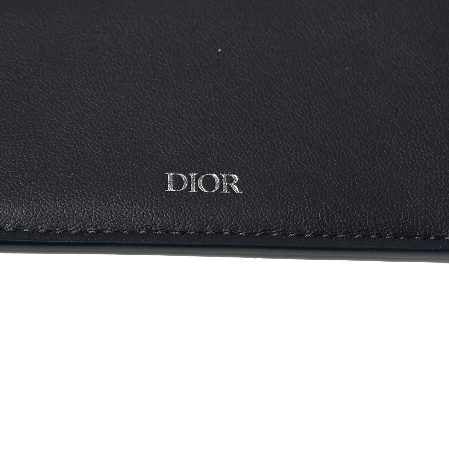 CHRISTIAN DIOR Coated Canvas Calfskin CD Diamond Bifold
