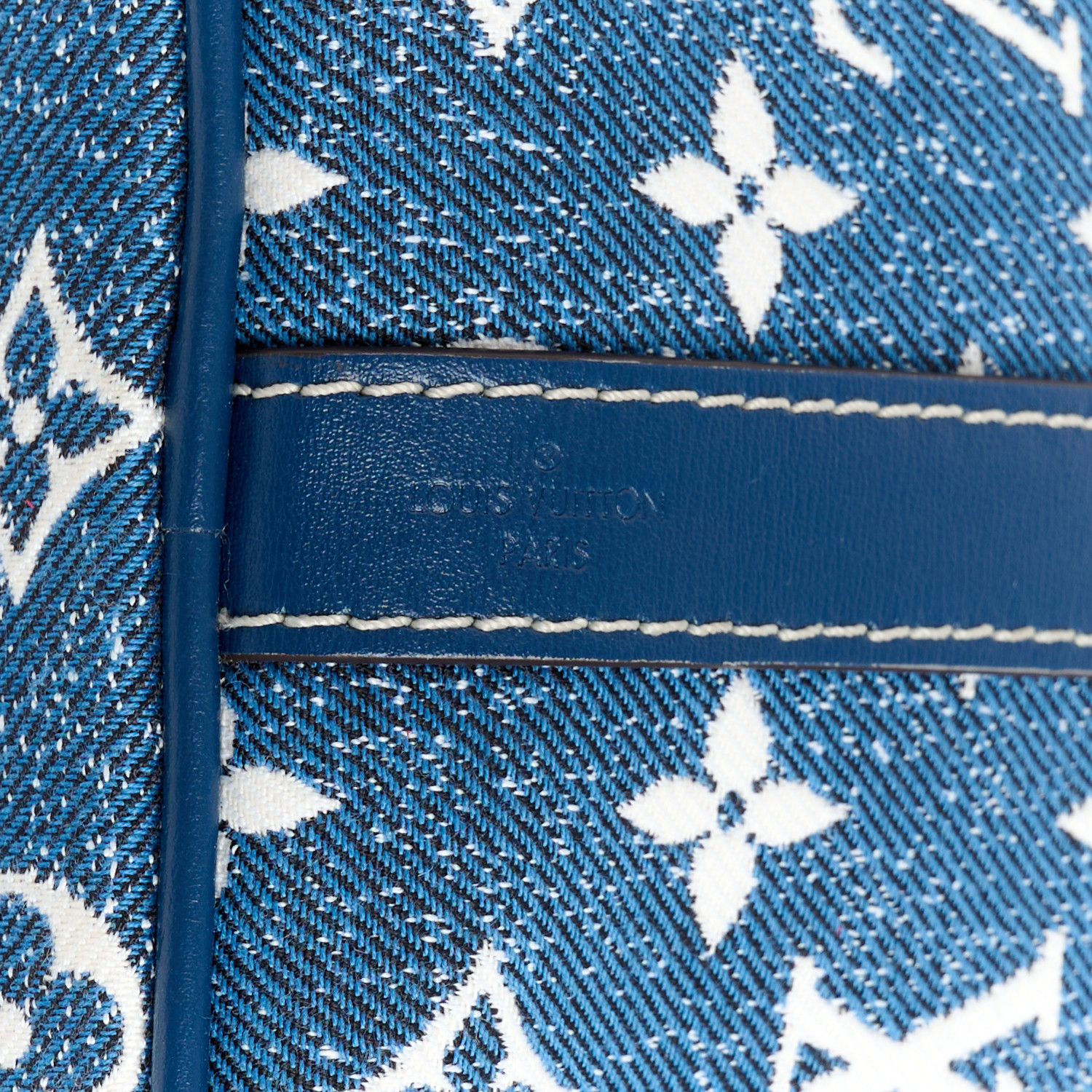 LOUIS VUITTON Monogram Jacquard Denim Speedy Bandouliere 25