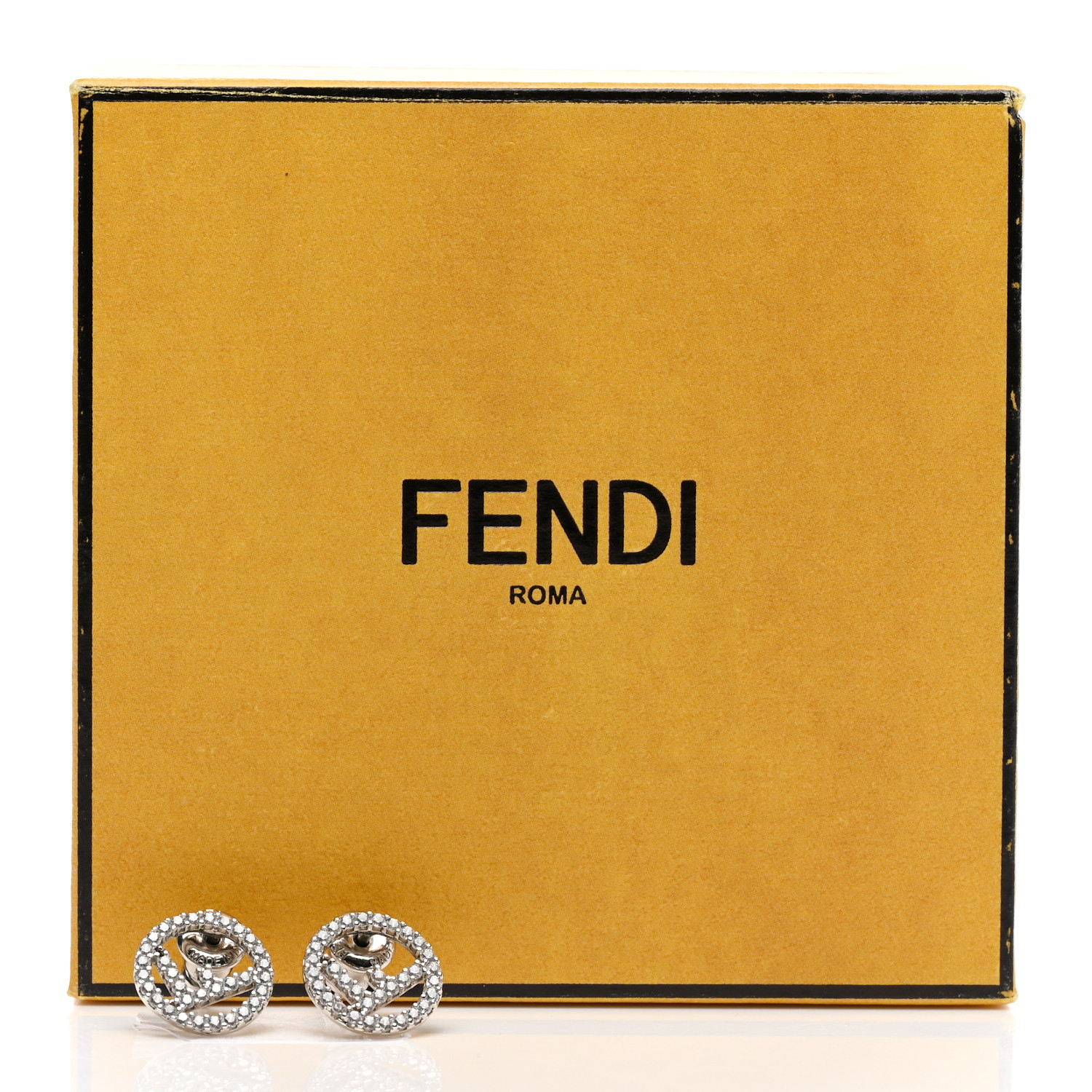 FENDI F is Fendi Earrings Silver 1190452 | FASHIONPHILE