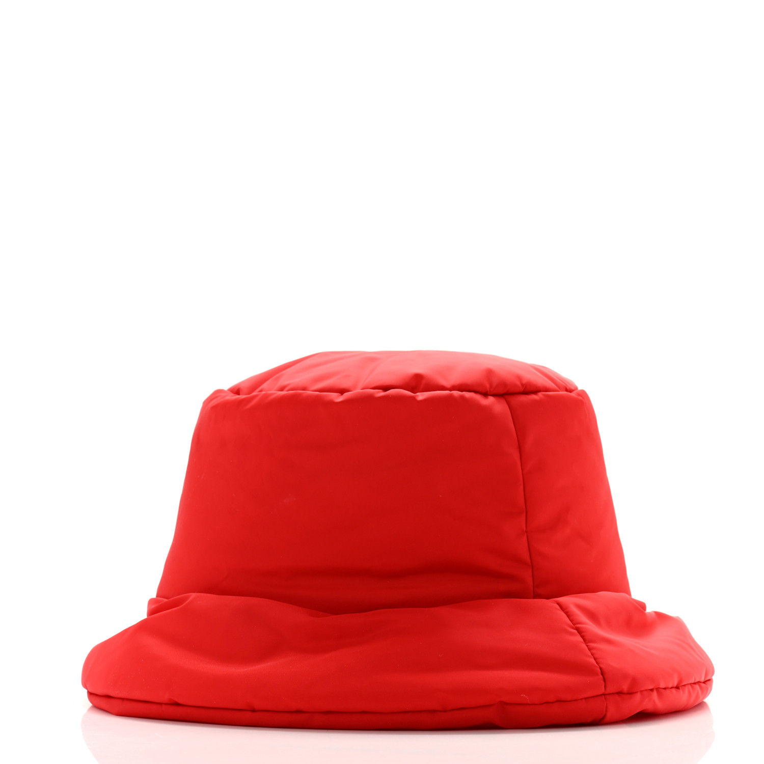 ★PRADA★ Triangle Logo Padded Nylon Bucket Hat Black 2HC248 PRADA 2HC248 2DV4 RE-NYLON Triangle logo nylon bucket hat L