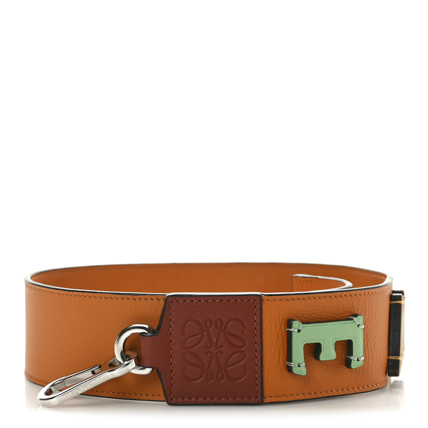 【LOEWE】ロゴ刺繍 トラペーズ トップス（コットンブレンド） トラペーズ トップス（コットンブレンド） ブルー - LOEWE