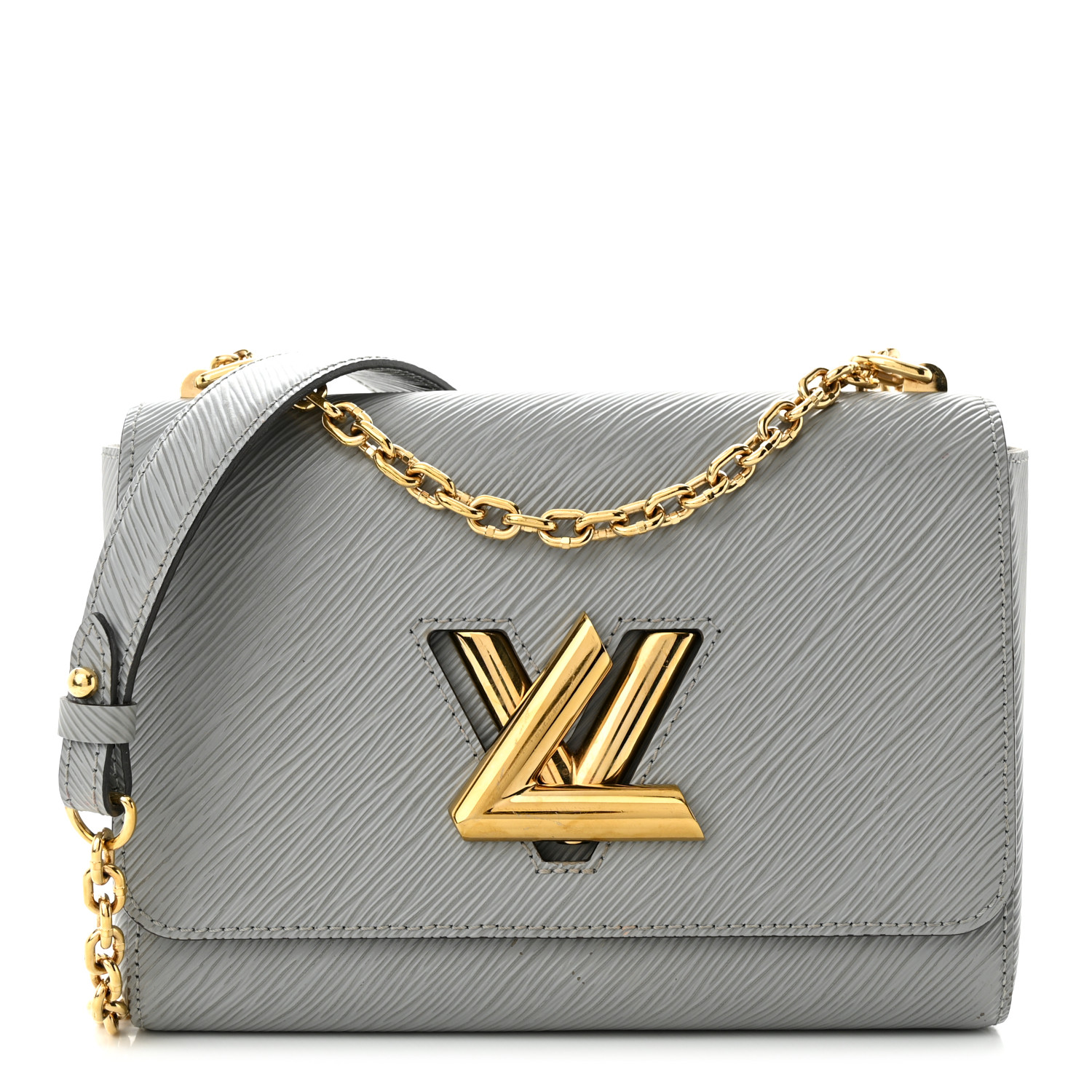 LOUIS VUITTON Epi Twist Shoulder Bag MM Gris Cloudy 1483569