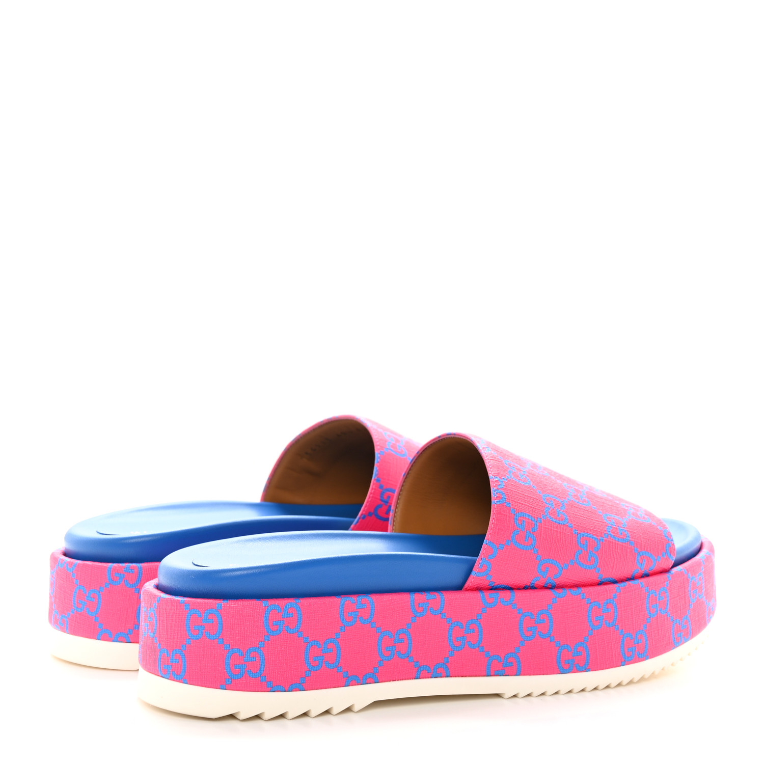 GUCCI - sollna✩︎⡱ Women's Interlocking G slide sandal in Rosso Ancora red GG