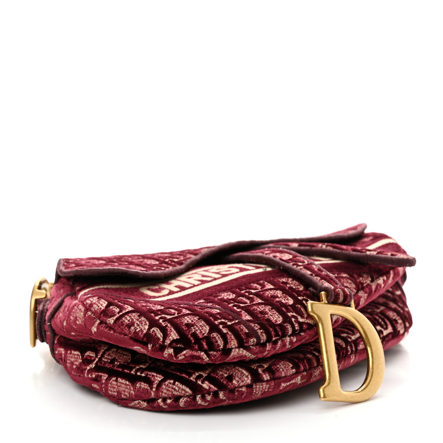 [Christian Dior]★Velvet Oblique Saddle shoulder bag★Brown Dior Saddle Handbag 380713 | Collector Square